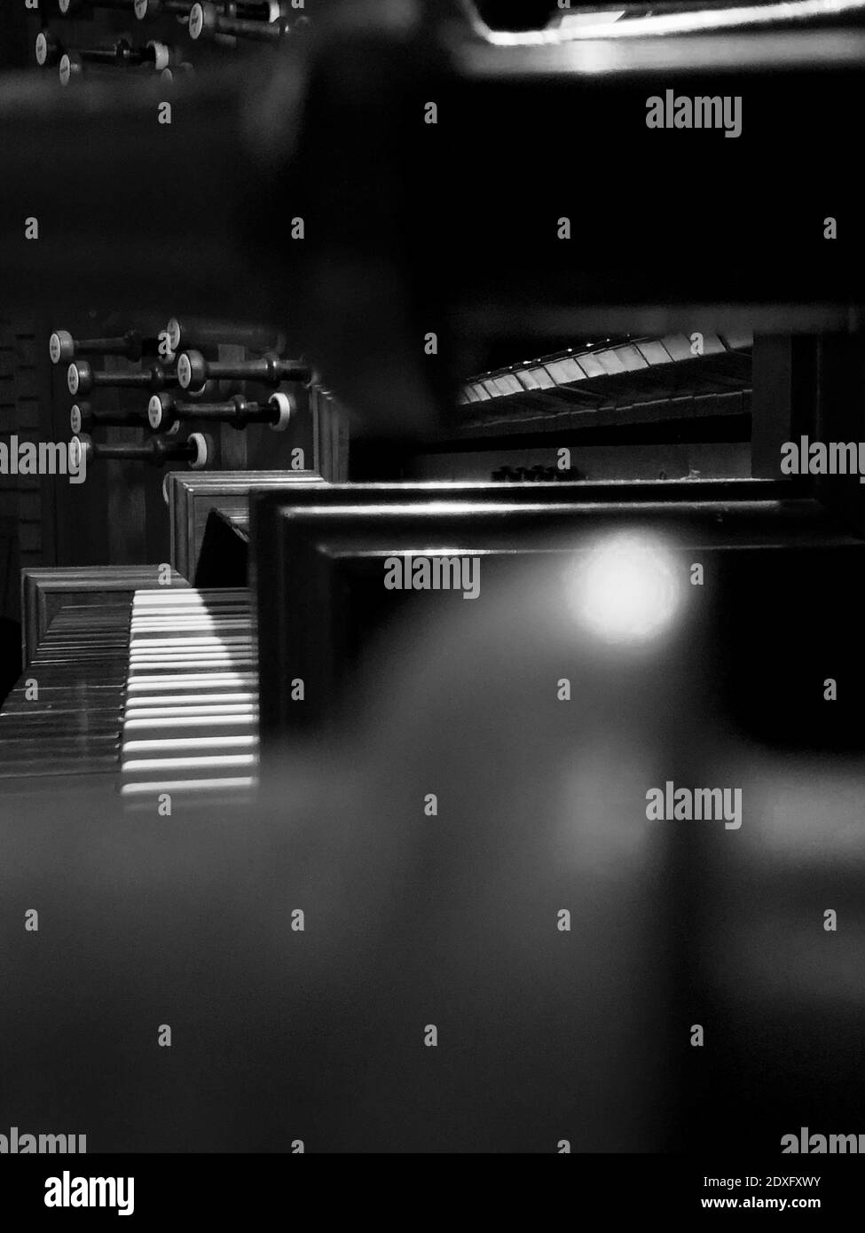Close-up de Piano Foto de stock