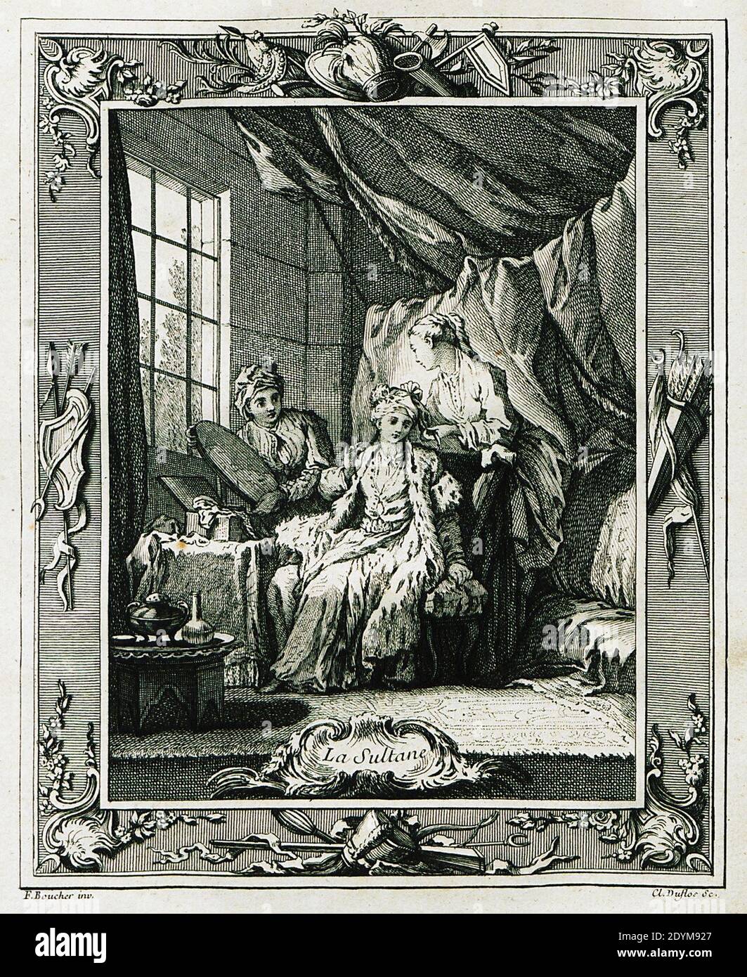 La Sultane - Guer Jean-antoine - 1746. Foto de stock