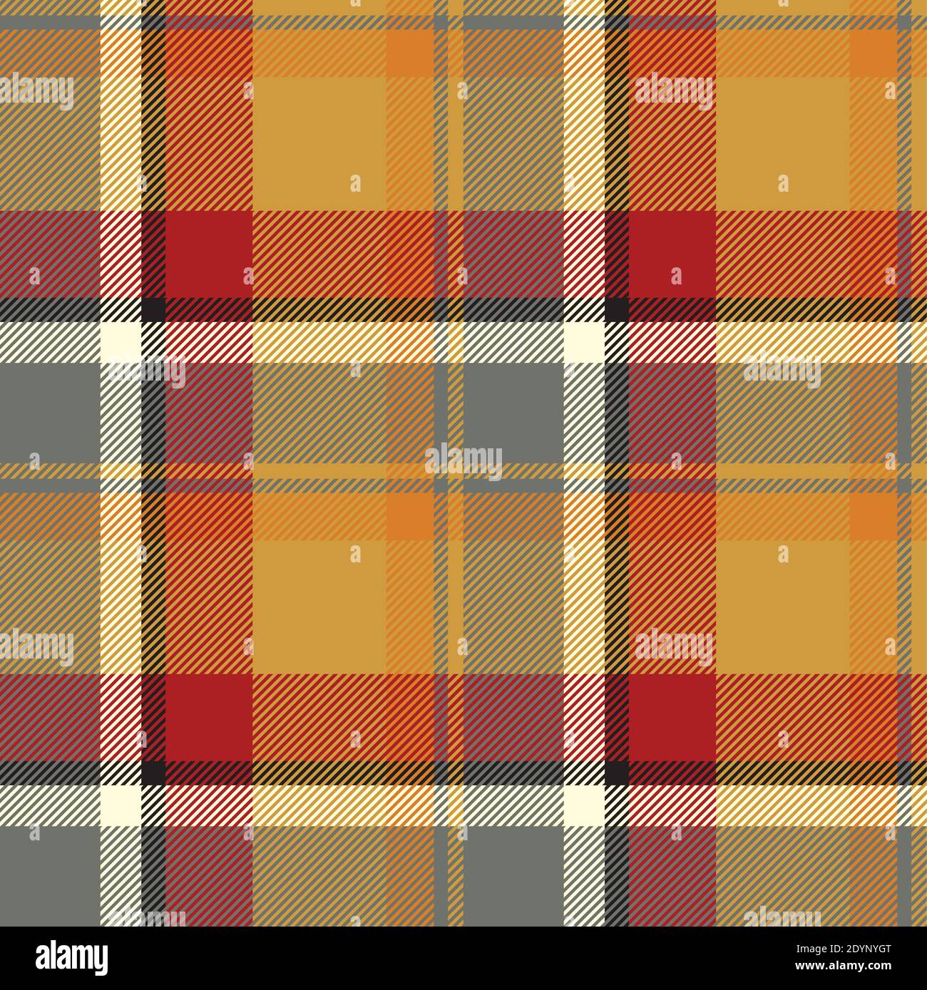 Tartan Escocia seamless vector patrón cuadriculado. Retro la tela de fondo. Verificar Vintage textura geométrica cuadrada de color para impresión textil, papel de embalaje Ilustración del Vector