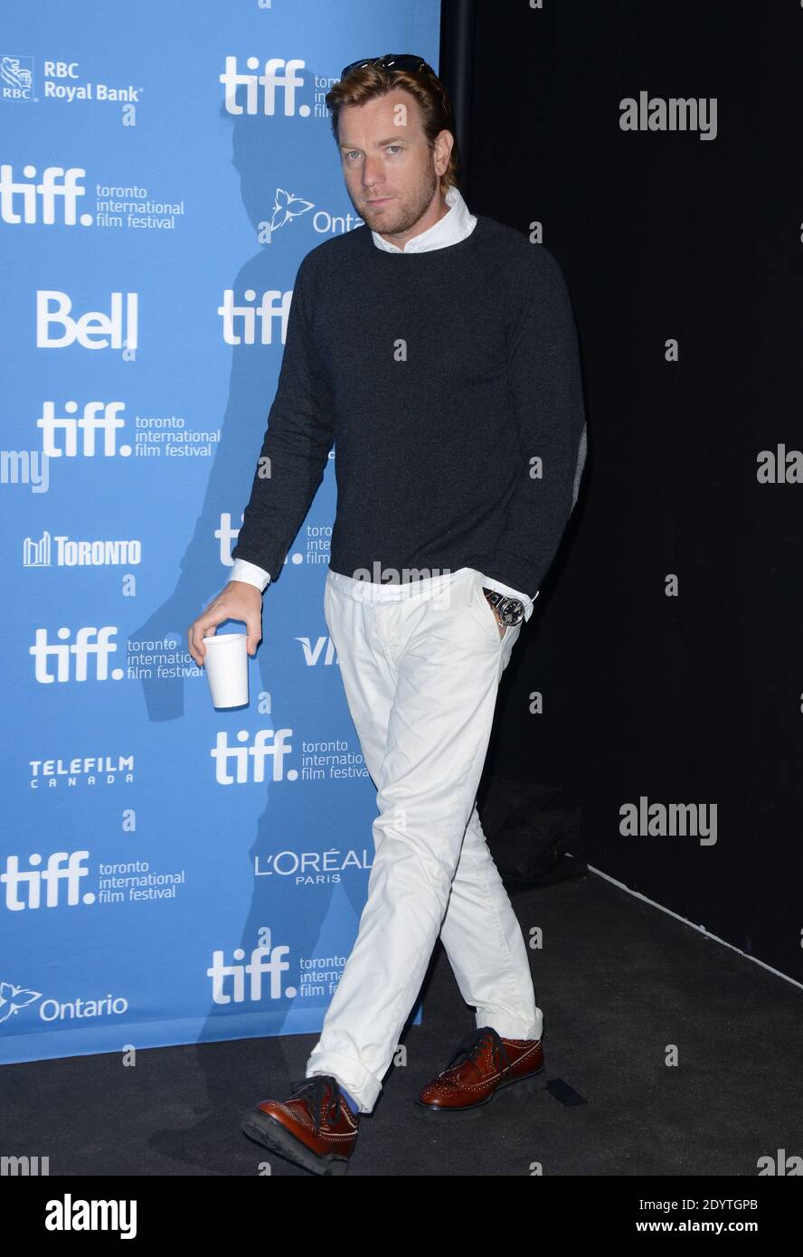 Ewan McGregor asiste a la fotocelda del condado de August Osage en el Festival Internacional de Cine de Toronto 2013 en Toronto, ON, Canadá, el 10 de septiembre de 2013. Foto de Lionel Hahn/ABACAPRESS.COM Foto de stock