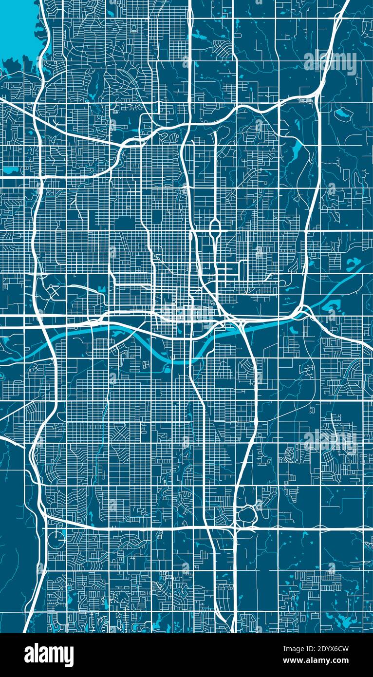 Map of oklahoma city fotografías e imágenes de alta resolución - Alamy