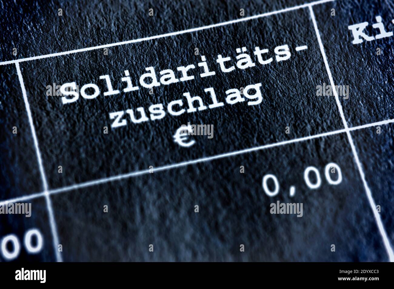Impuesto de Solidaridad Alemán Foto de stock