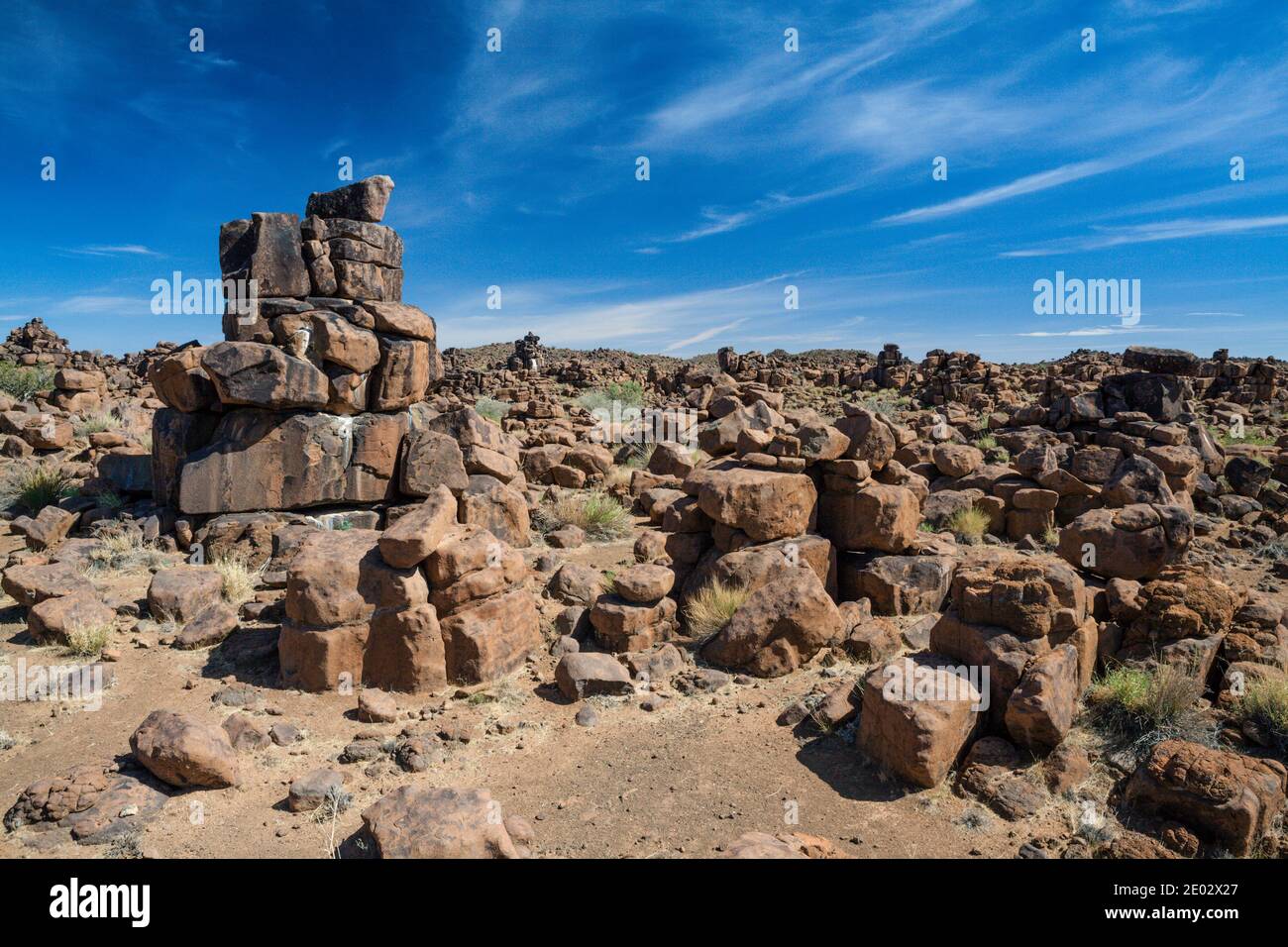 Rocas de Giants Playground, Keetmanshoop, Namibia Foto de stock