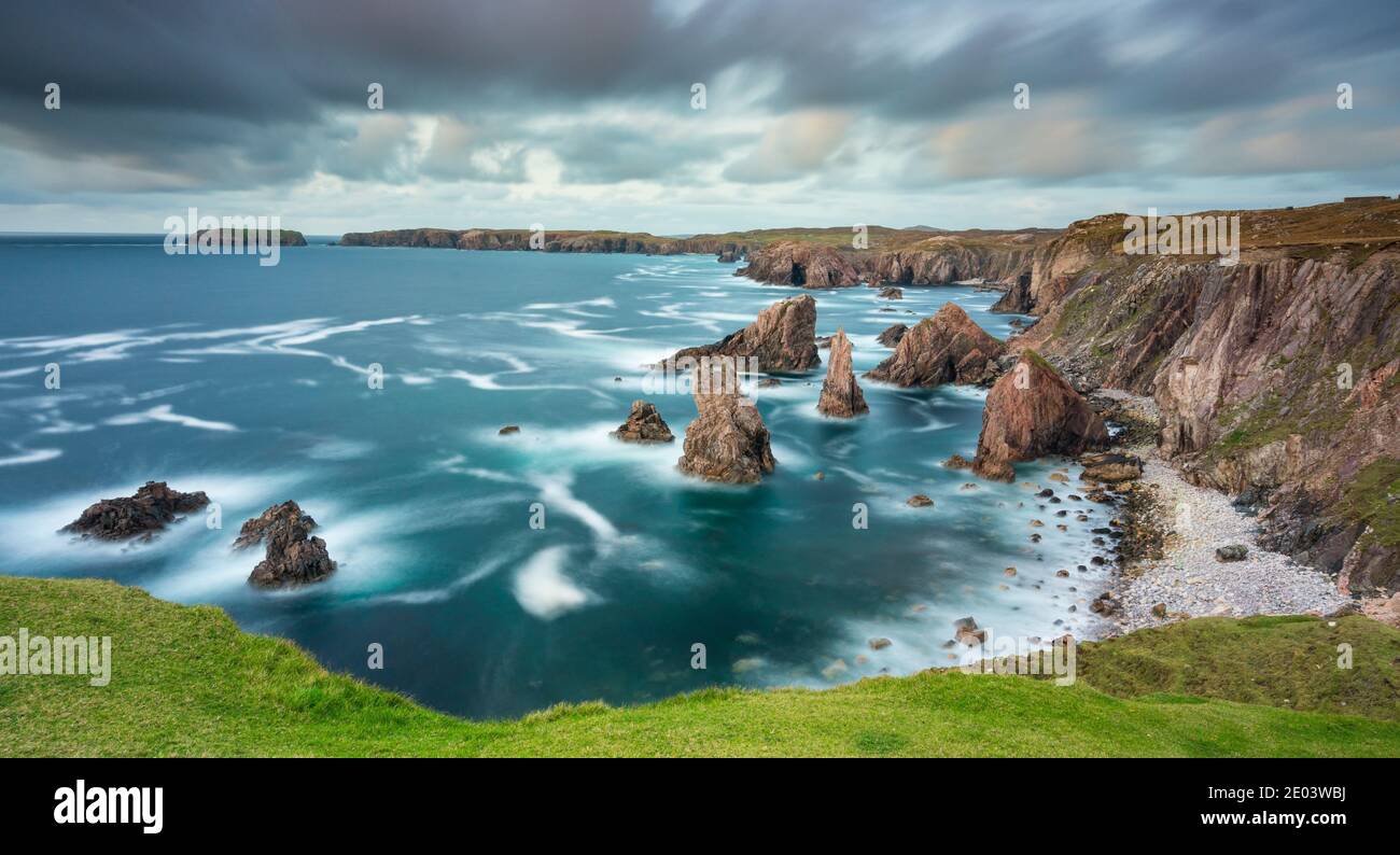Mangersta Isla de Lewis Outer Hebrides Escocia Reino Unido Foto de stock