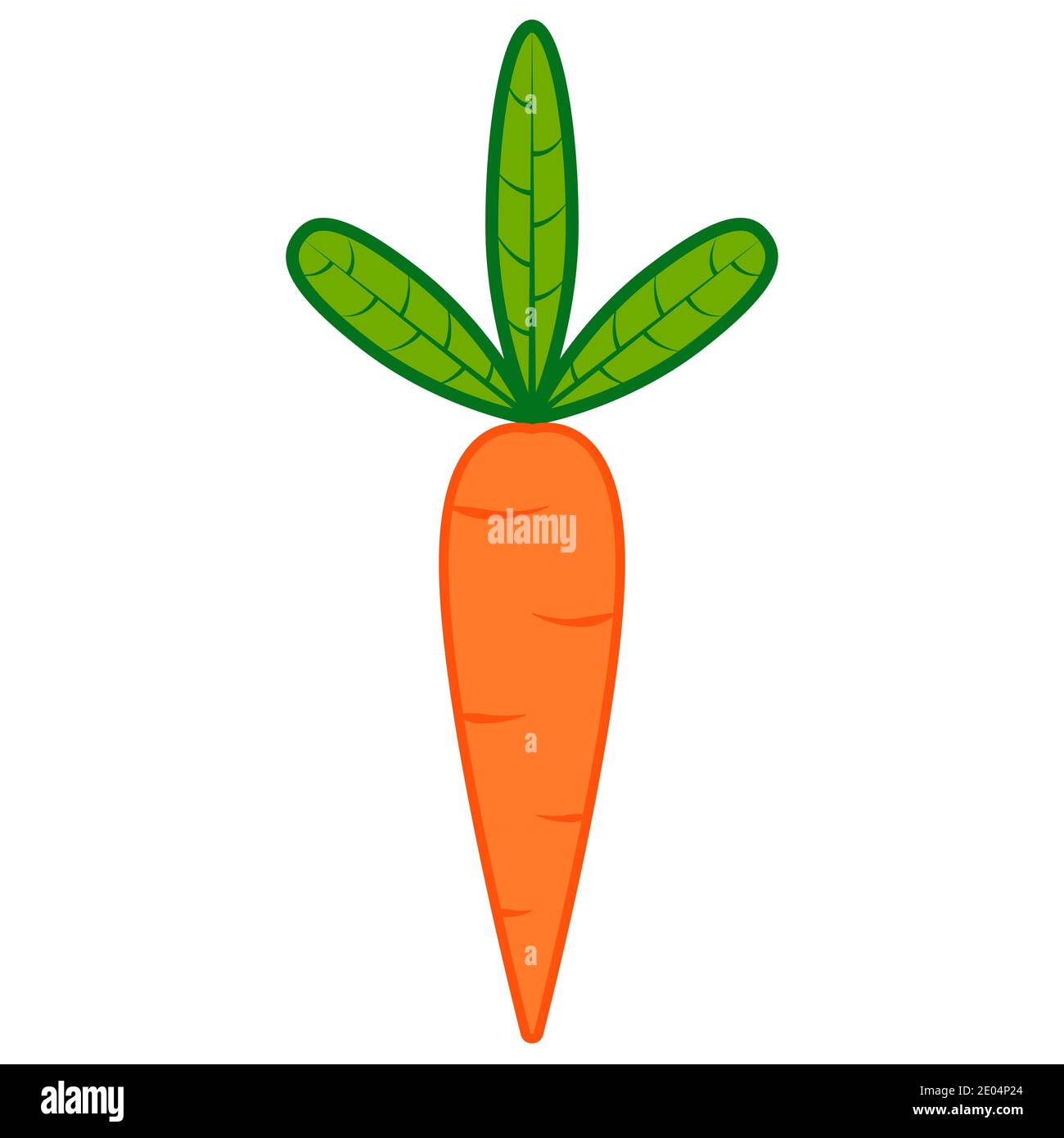 Icono de zanahoria de dibujos animados, símbolo de vegetarianismo, verduras  nutritivas y saludables, símbolo de zanahoria vectorial de vitaminas un  caroteno para los veganos Imagen Vector de stock - Alamy