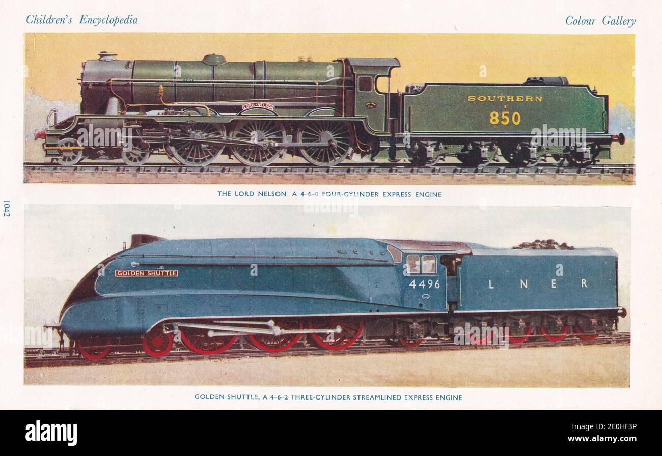 El lord nelson un motor expreso de cuatro cilindros 4 6 0 fotografías e