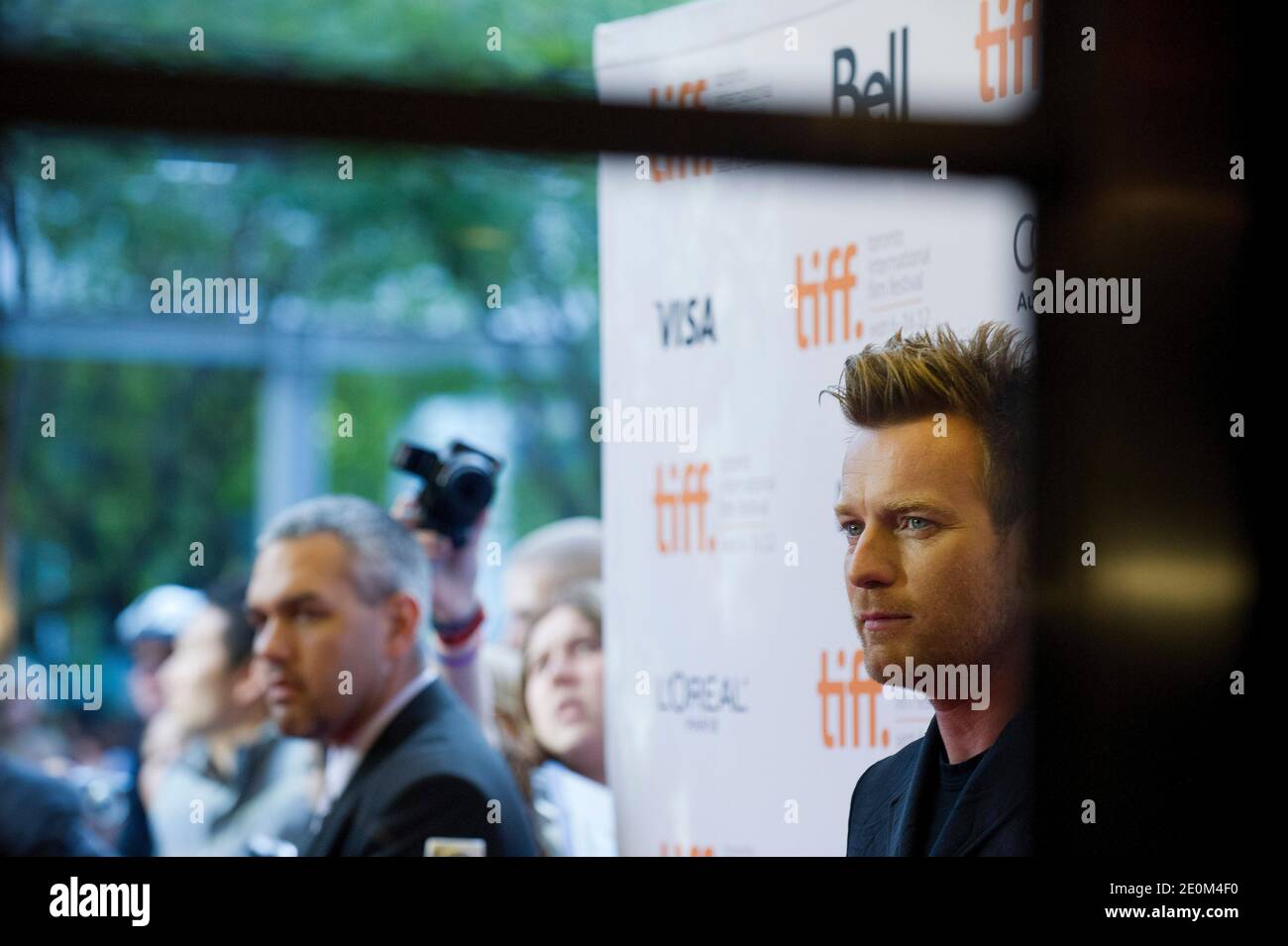 Ewan McGregor asiste a la proyección "lo imposible" durante el 37º Festival Internacional de Cine de Toronto TIFF, en Toronto, Canadá, el 9 de septiembre de 2012. Foto de Lionel Hahn/ABACAPRESS.COM Foto de stock