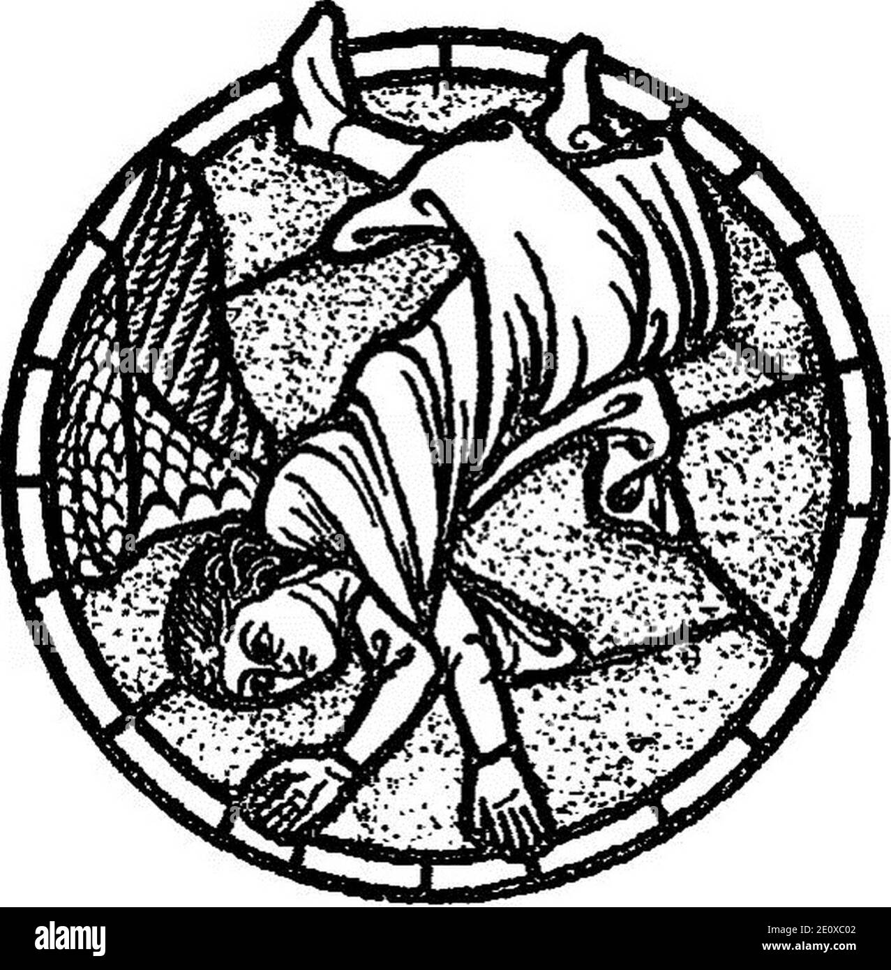 Les vitraux du Moyen âge et de la Renaissance dans la région lyonnaise - 00 - Page de titre'. Foto de stock