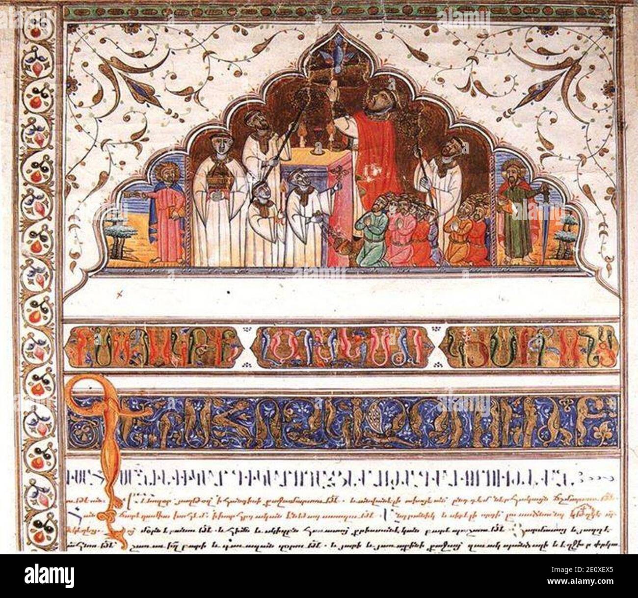 Carta de los armenios Isfahán a Luis XIV Fotografía de stock Alamy