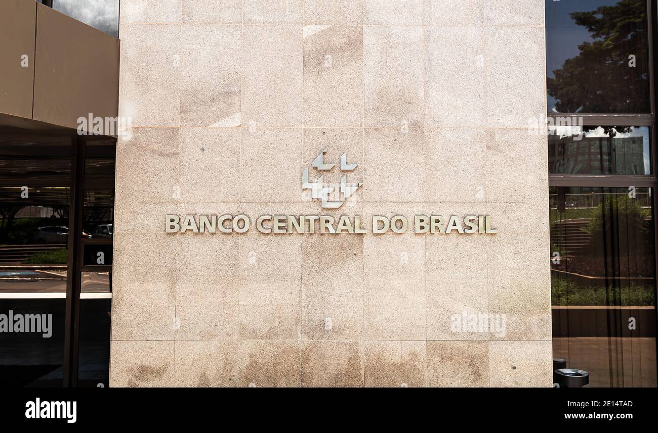 Banco Central de Brasil ( Banco Central do Brasil - BACEN ). Foto de stock