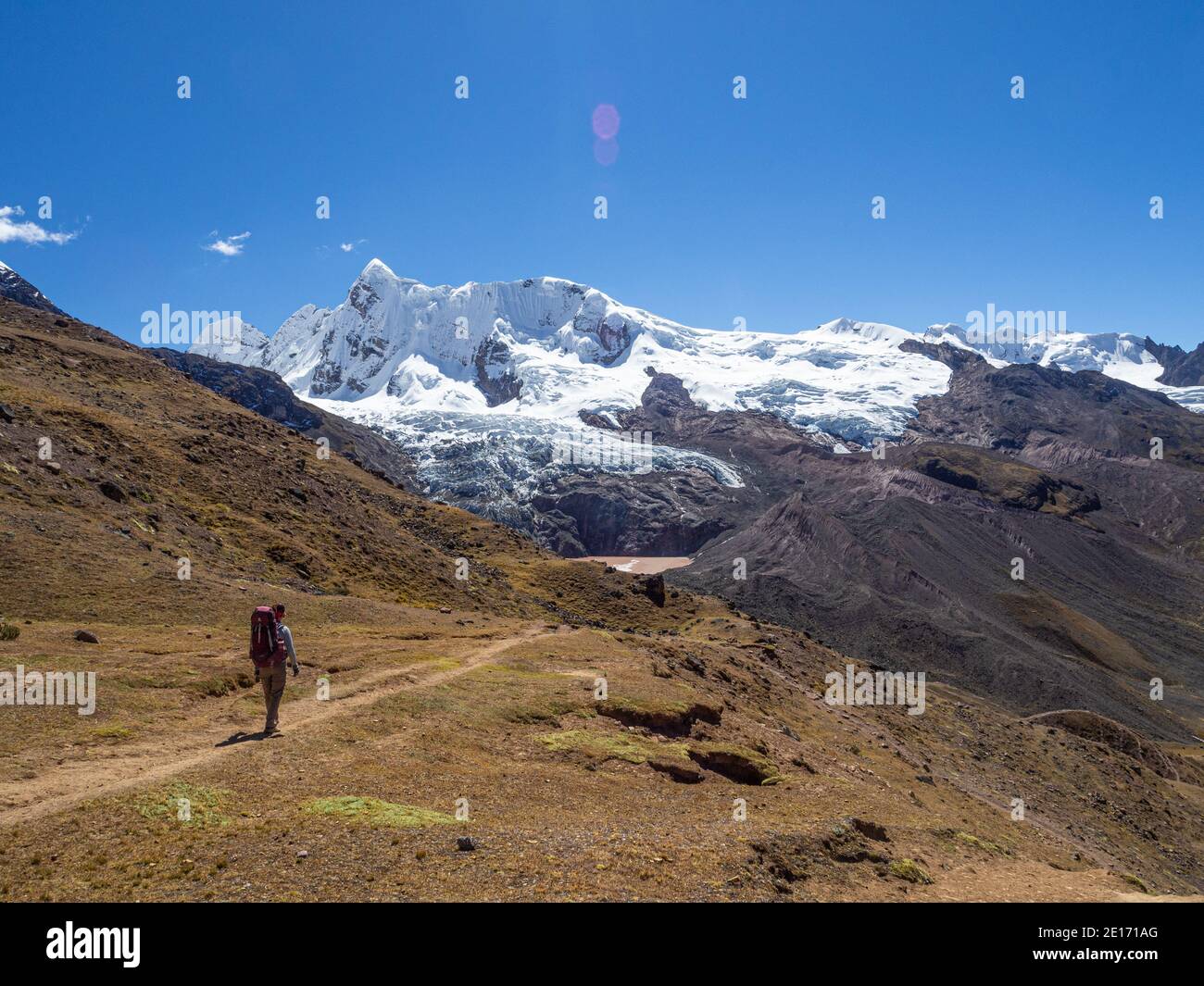 Viajar y Trekking en Perú Foto de stock