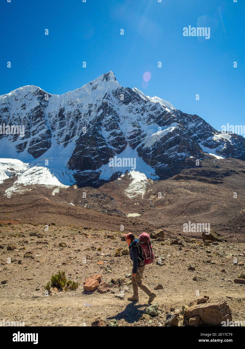 Viajar y Trekking en Perú Foto de stock