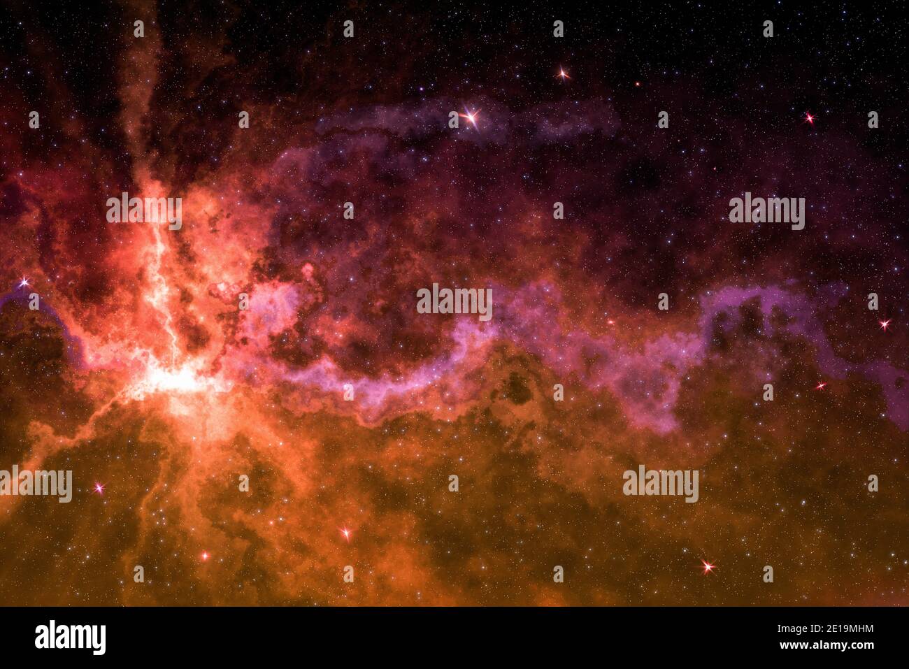 Campo de estrellas de alta definición, espacio de cielo nocturno colorido.  Nebulosa y galaxias en el espacio. Concepto de Astronomía fondo Fotografía  de stock - Alamy