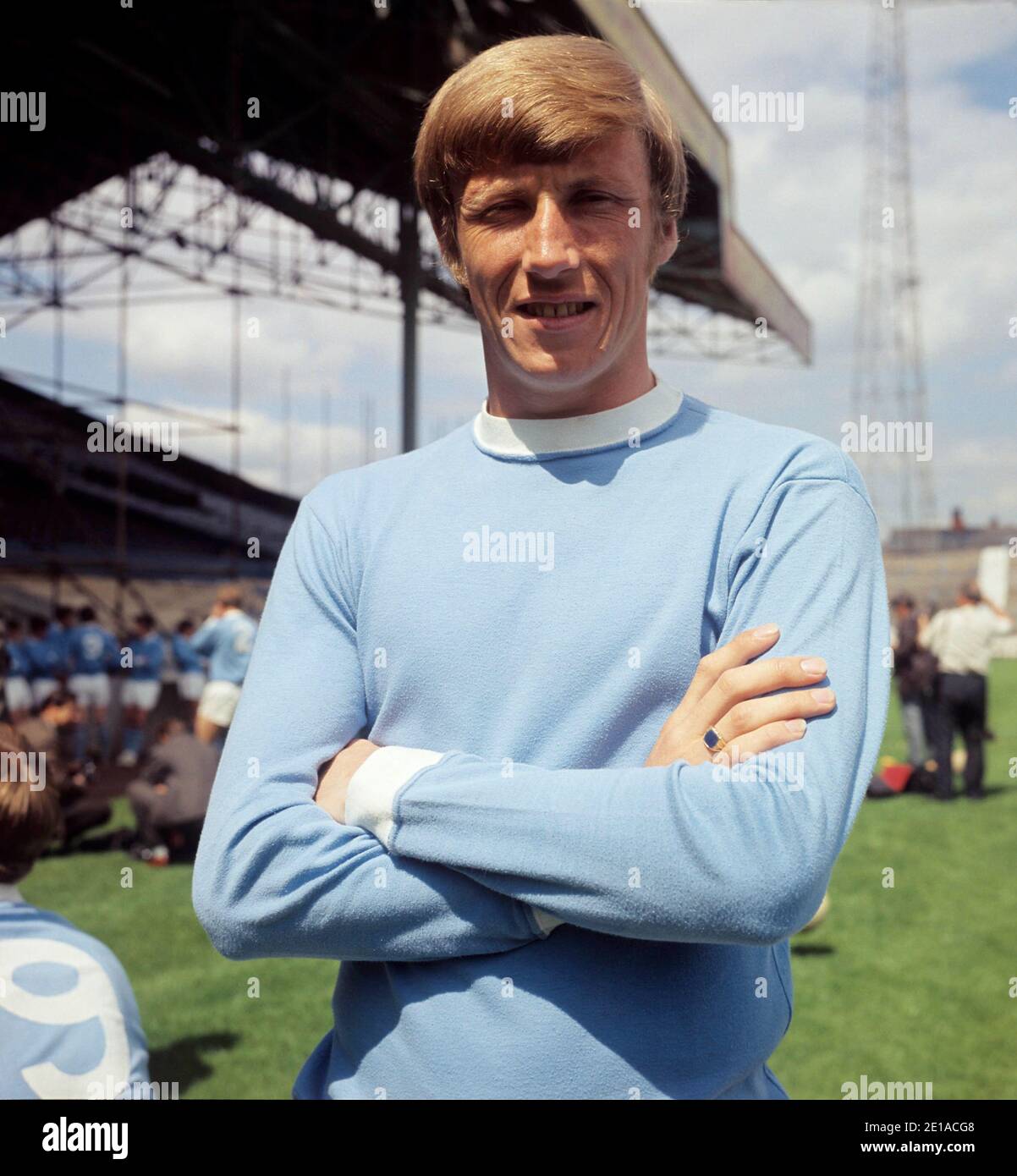 Foto del archivo fechada 1-07-1969 de Colin Bell, Manchester City. Foto de stock