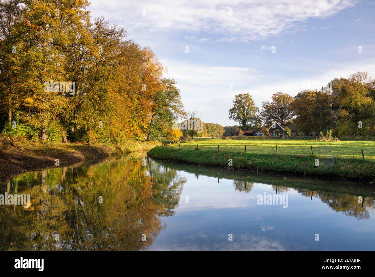 Canal Twickeler Vaart Foto de stock