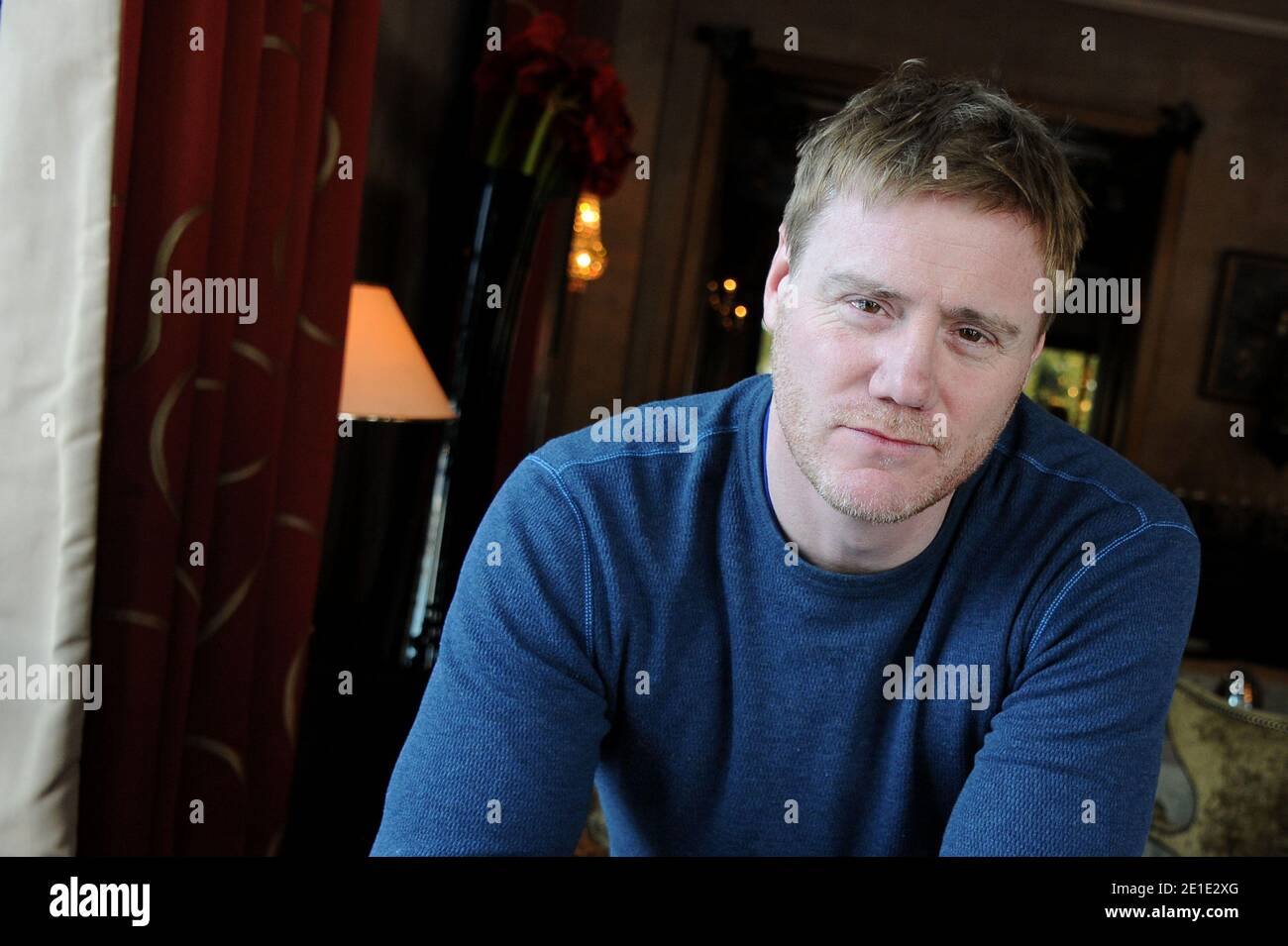 Steven Waddington posó durante el 18º Festival de Cine Fantastic'Arts en Gerardmer, Francia el 29 de enero de 2011. Foto de Nicolas Briquet/ABACAPRESS.COM Foto de stock
