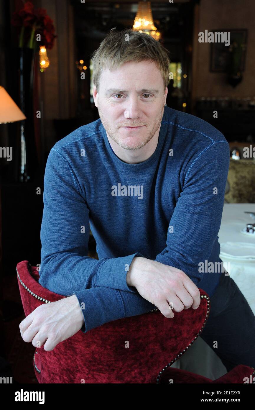 Steven Waddington posó durante el 18º Festival de Cine Fantastic'Arts en Gerardmer, Francia el 29 de enero de 2011. Foto de Nicolas Briquet/ABACAPRESS.COM Foto de stock