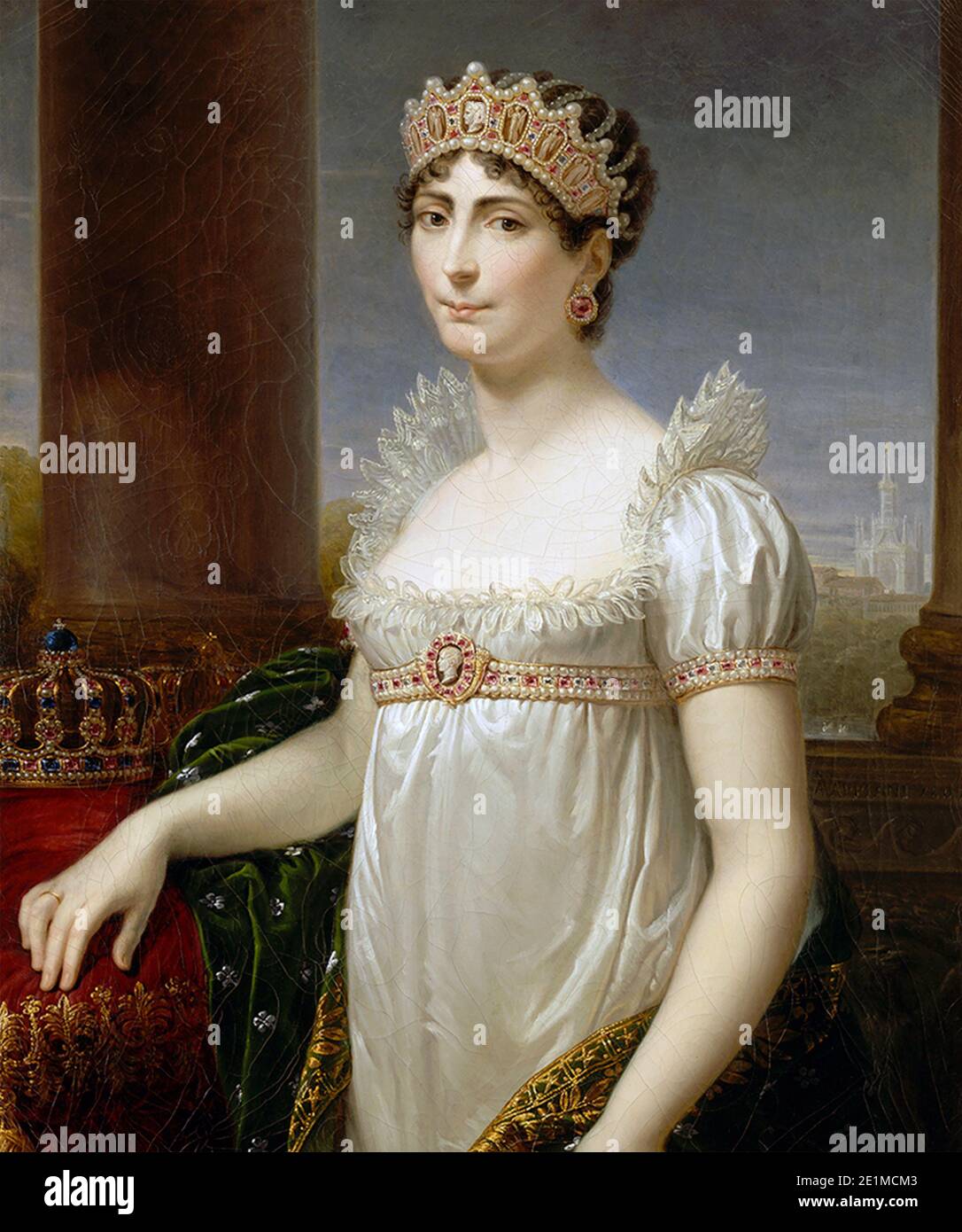 EMPERATRIZ JOSÉPHINE (1763-1814) primera esposa de Napoleón alrededor de 1807 Foto de stock