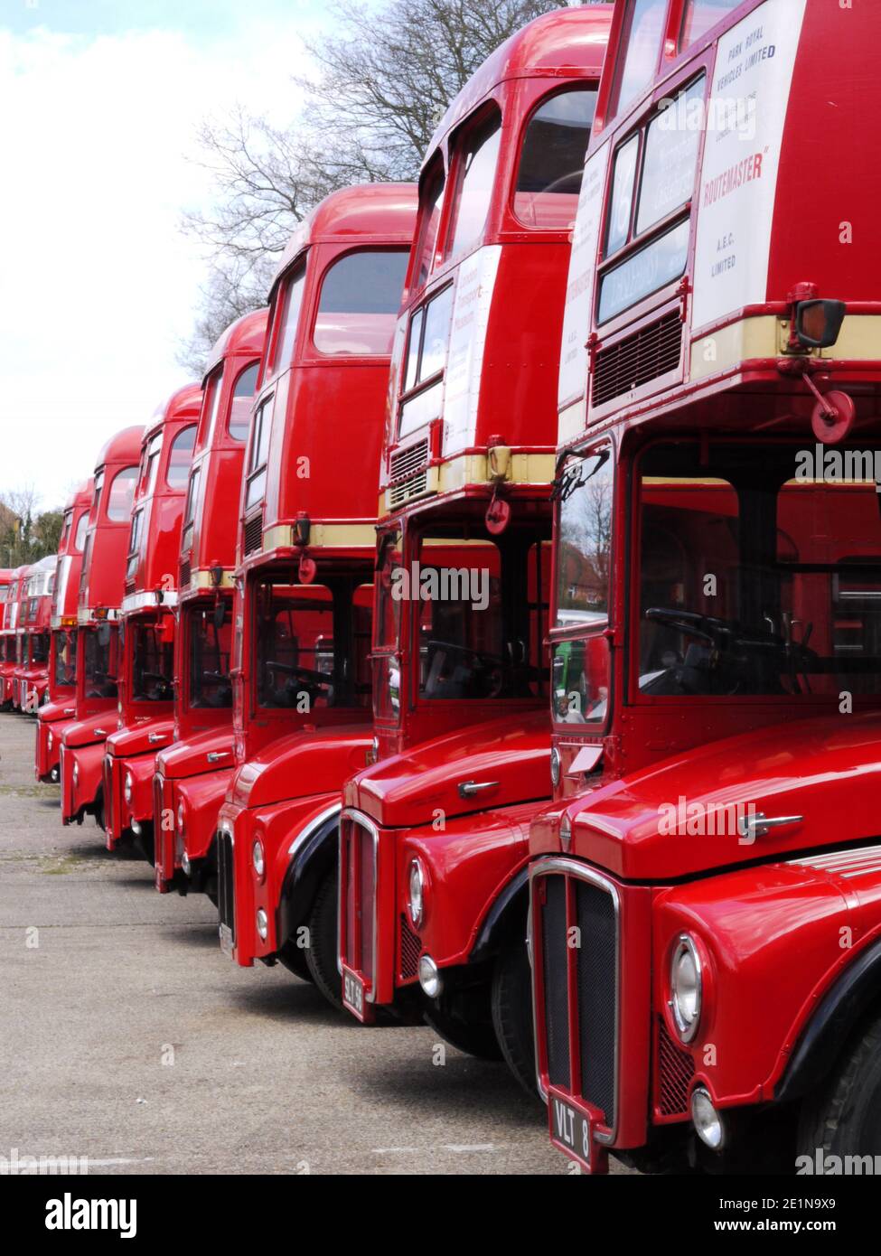 Original London Routemaster Bus Foto de stock
