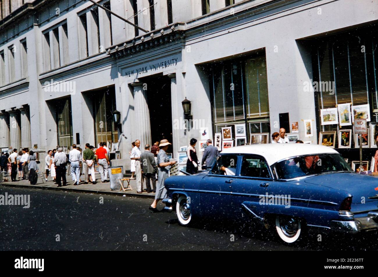 New York University Art Show, Nueva York City, alrededor de 1960 Foto de stock