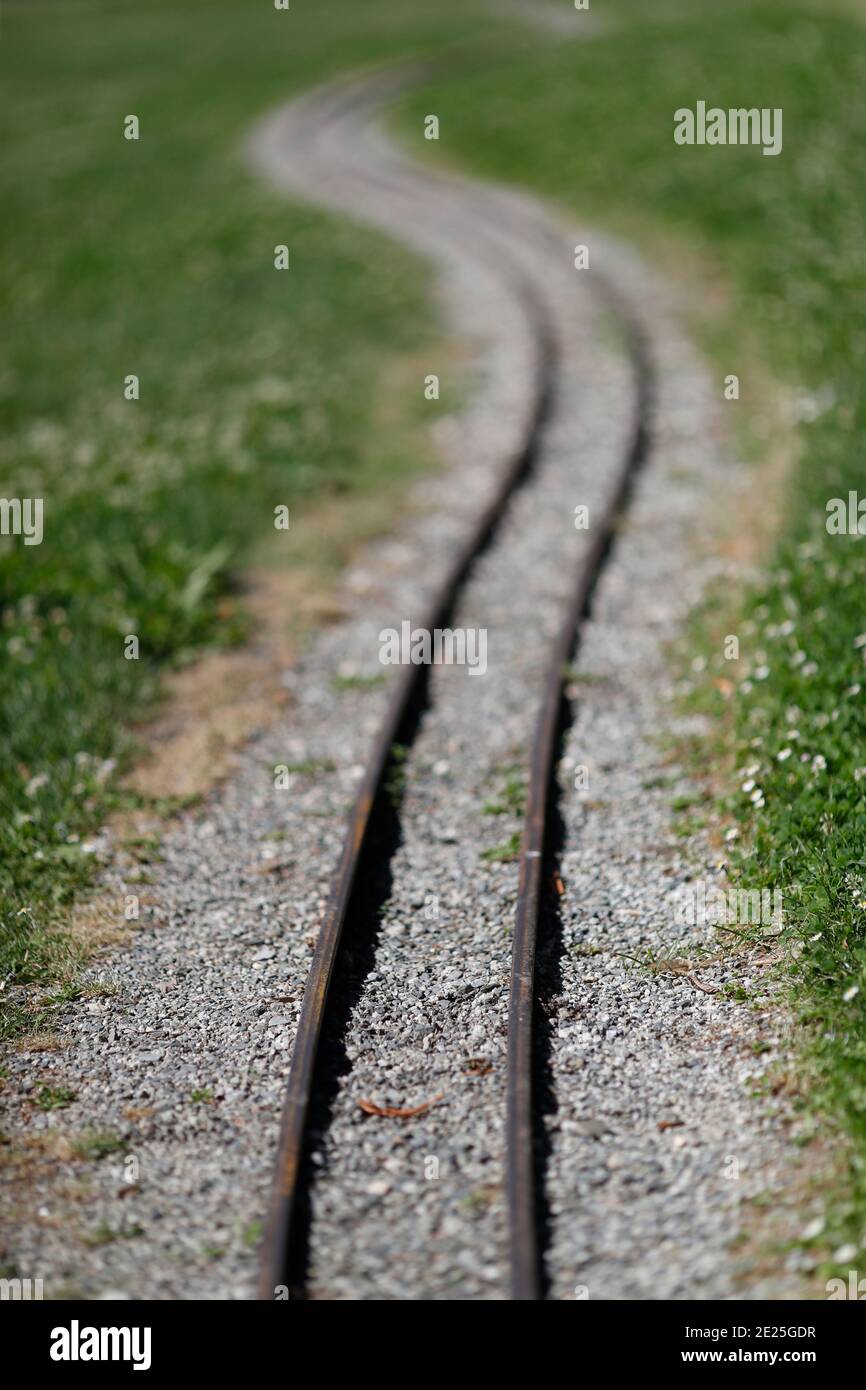 Ferrocarril. Francia. Foto de stock
