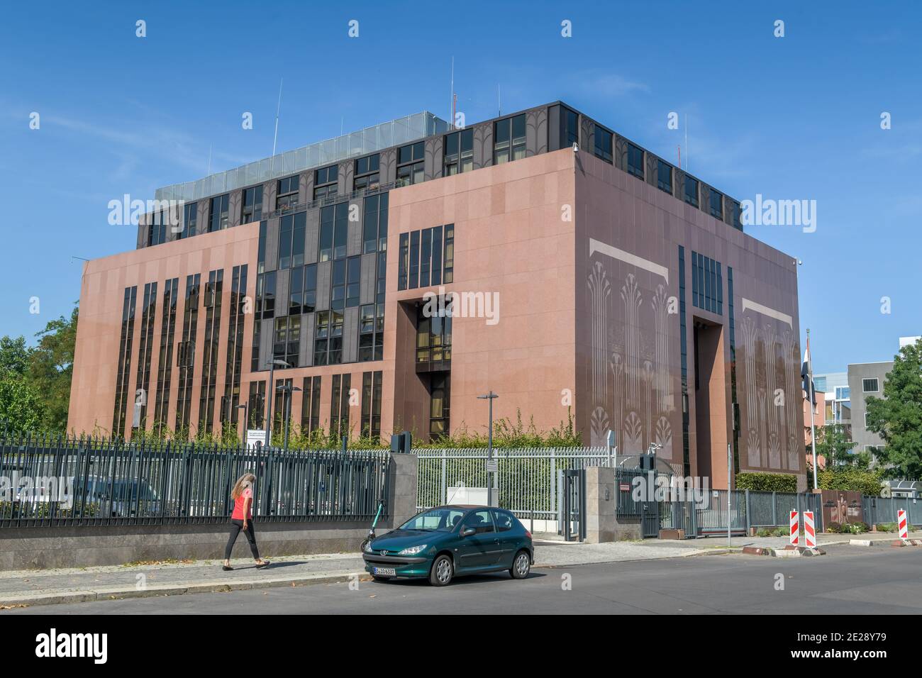 Ägypten Botschaft, Stauffenbergstraße, Tiergarten, Mitte, Berlin, Deutschland Foto de stock