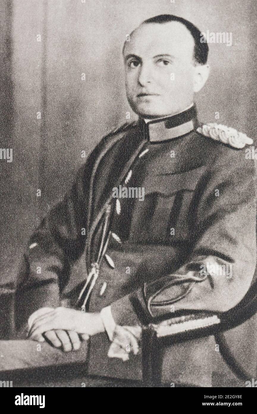 Foto de archivo del Príncipe Pablo de Yugoslavia, también conocido como Paul Karageorgevich fue el Príncipe Regente de Yugoslavia durante la minoría del Rey Pedro II Foto de stock