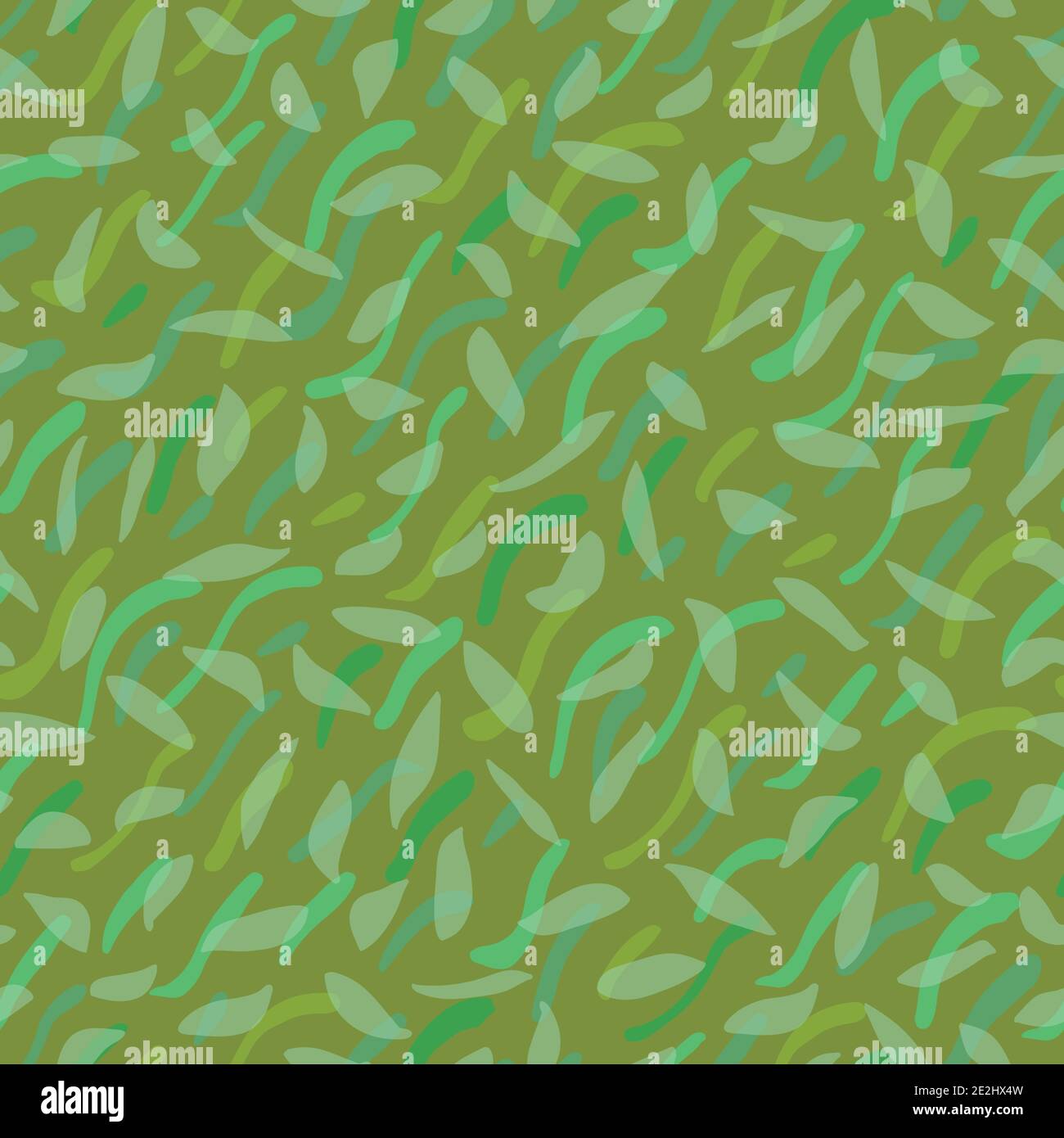 Abstract Suelo de césped sin costuras Vector repetir Fondo. Diseño verde con aspersión irregular. Primer plano, repetición total. Diseño de interiores, decoración del hogar, interiores. Vector EPS 10 Mosaico. Ilustración del Vector