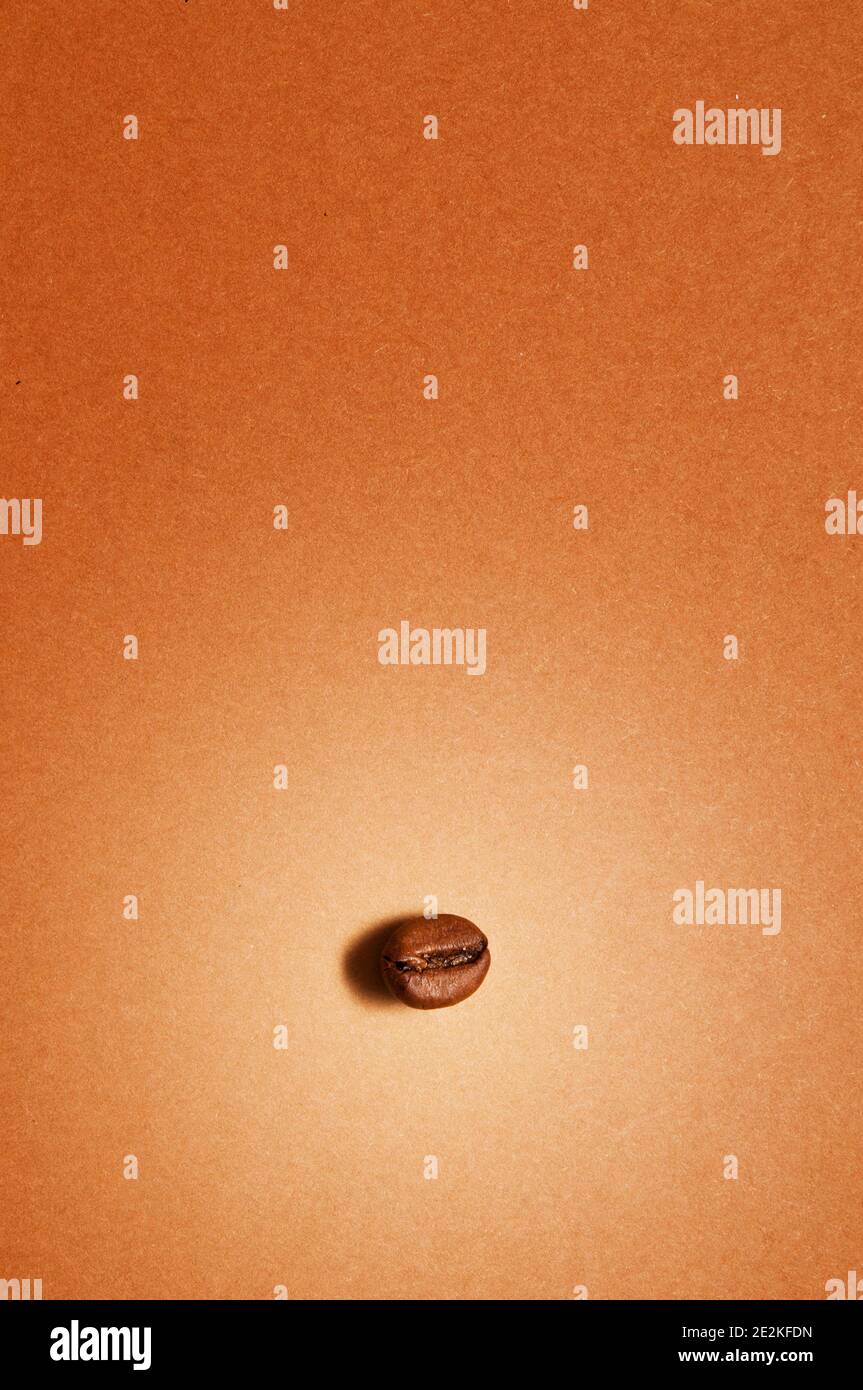 una semilla de café, minimalismo gráfico Foto de stock