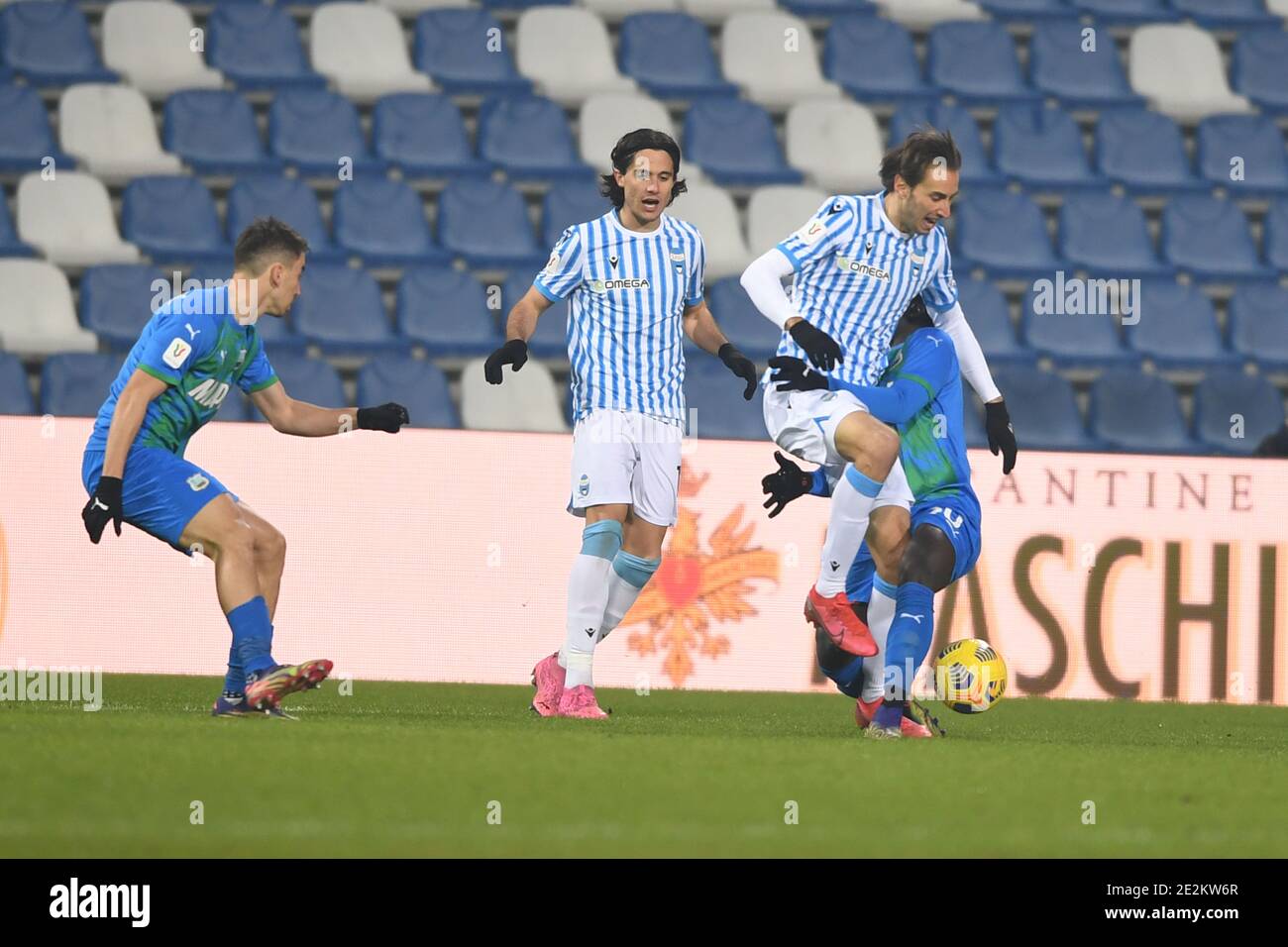 De Ferrara, Italia. El 18 de mayo, 2017. Serie B Trofeo Football/Soccer :  Italiano 'Serie B' coincidencia entre SPAL 2-1 FC Bari en el Stadio Paolo  Mazza en Ferrara, Italia . Crédito