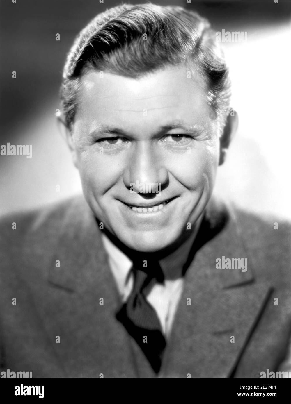 Stuart Erwin, cabeza y hombros Retrato de publicidad para la película, 'el crimen del siglo', Paramount Pictures, 1933 Foto de stock
