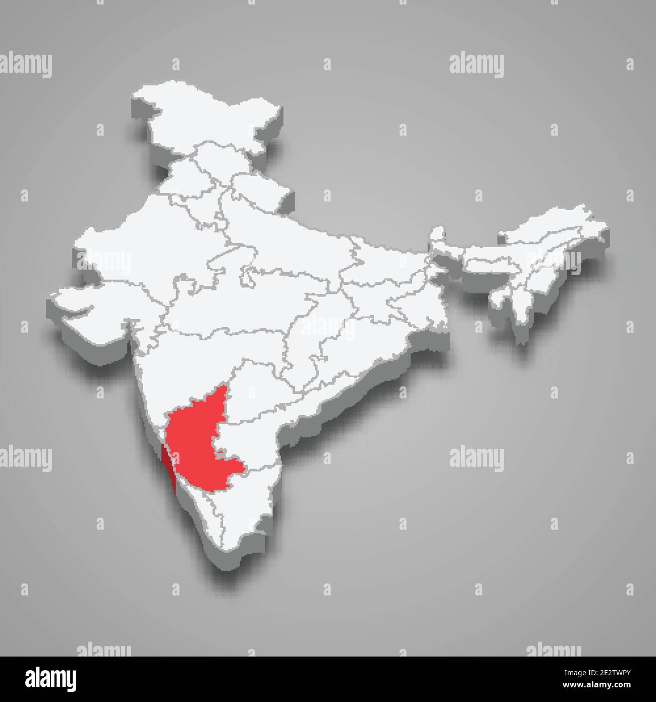 karnataka state map karnataka state map