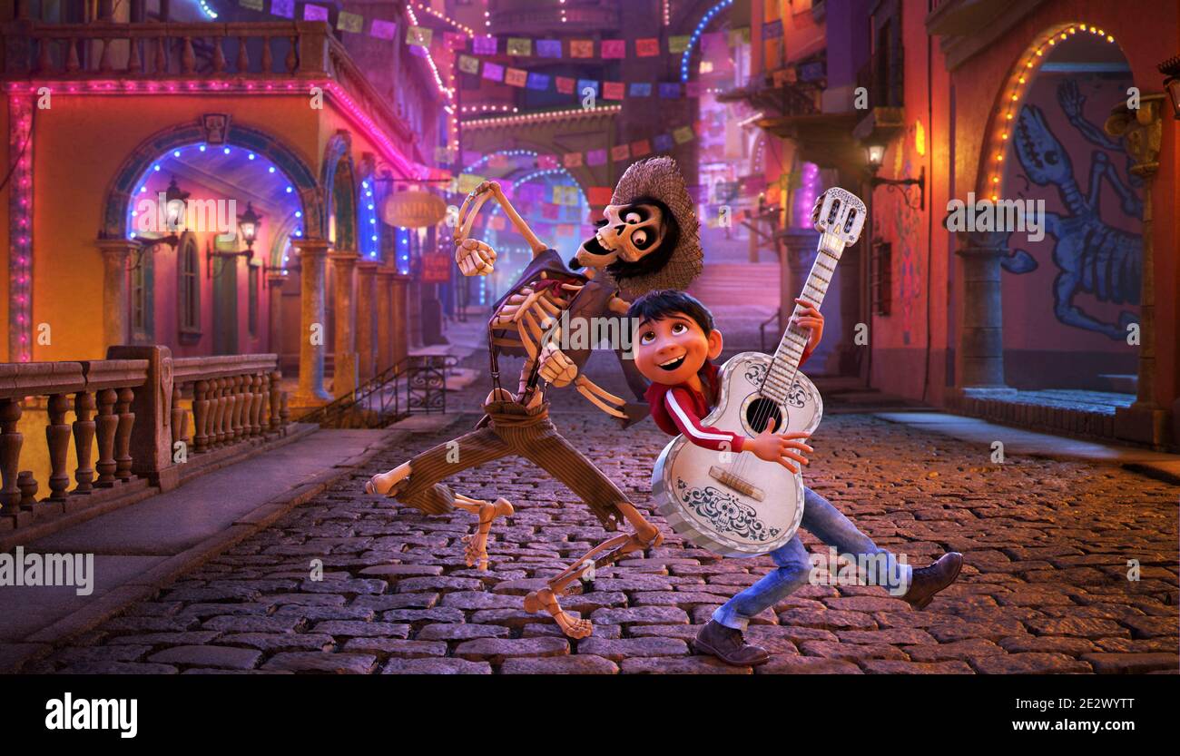 Coco, la película (2017, Pixar) Foto de stock