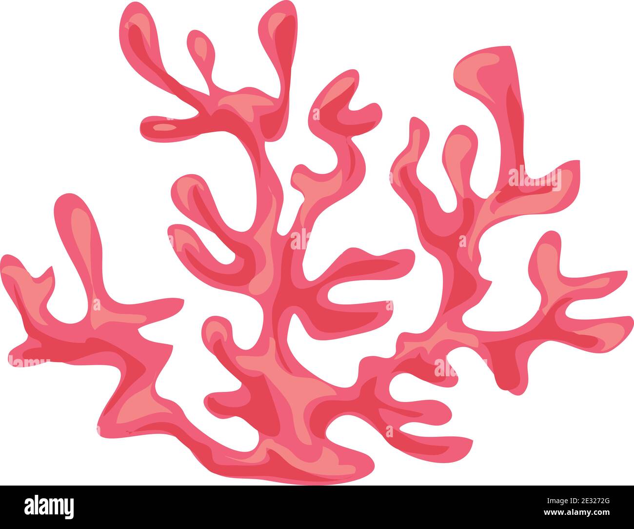 Icono de coral acuario, estilo de dibujos animados Imagen Vector de stock -  Alamy