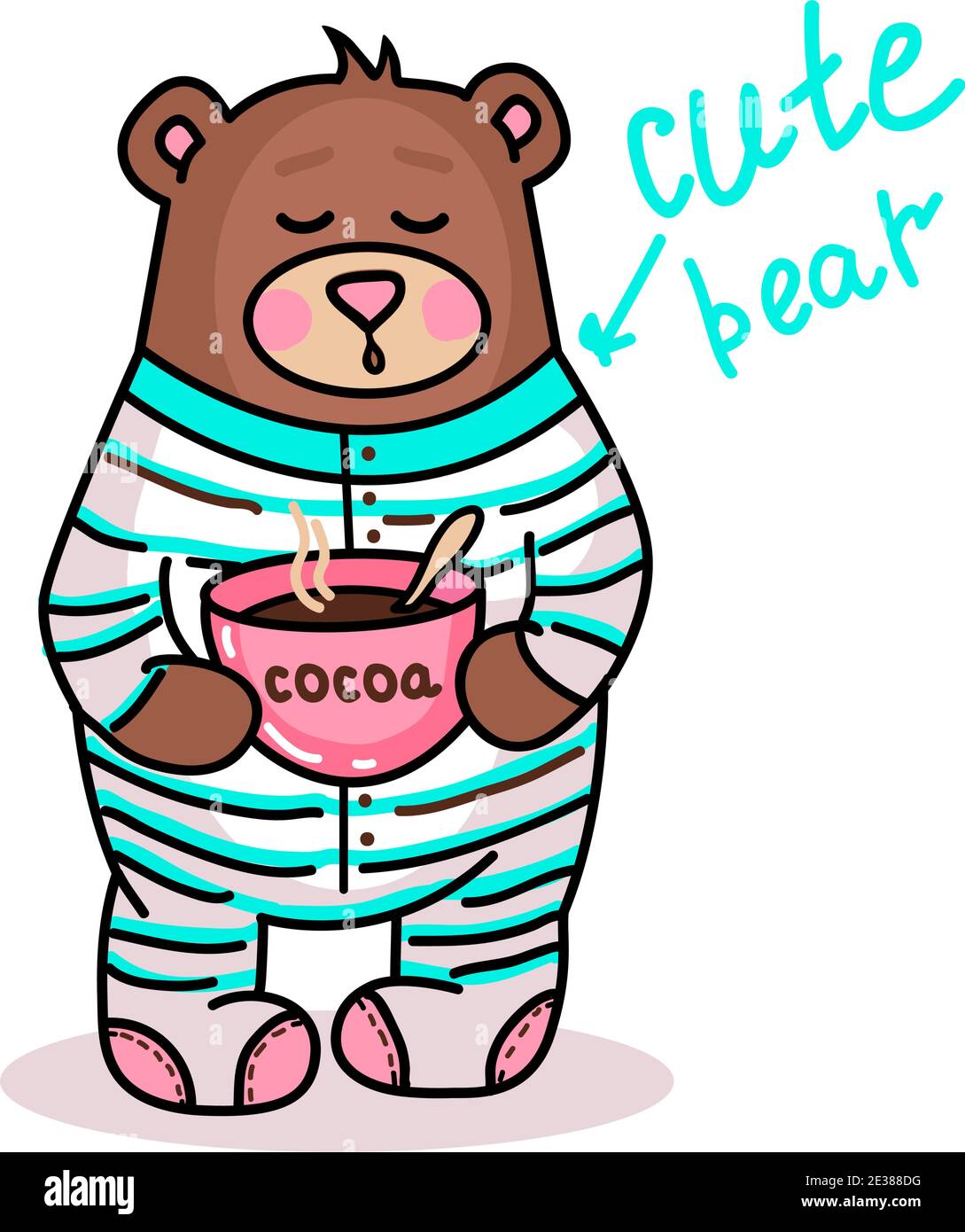Oso de peluche para dormir Imágenes vectoriales de stock - Alamy Oso de peluche para dormir Imágenes vectoriales de stock - Alamy