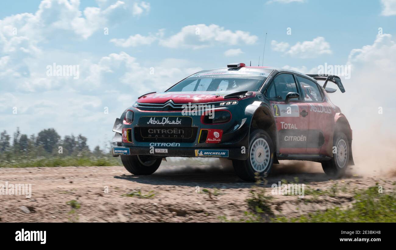 Rally Estonia WRC Foto de stock