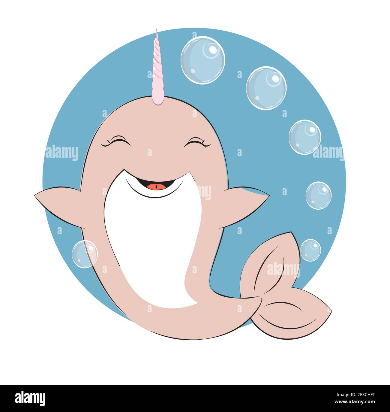 unicornio niña rosa Narwhal con cuerno divertirse en fondo de burbuja, foto en dibujo de la mano estilo dibujos animados, para la camiseta vestir diseño de impresión de moda, saludar Imagen Vector unicornio niña rosa Narwhal con cuerno divertirse en fondo de burbuja, foto en dibujo de la mano estilo dibujos animados, para la camiseta vestir diseño de impresión de moda, saludar Imagen Vector
