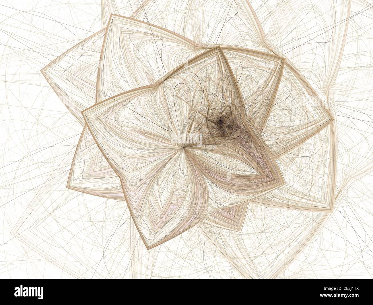 surrealista futurista digital 3d diseño arte abstracto fondo ilustración  fractal para la meditación y la decoración papel tapiz Fotografía de stock  - Alamy