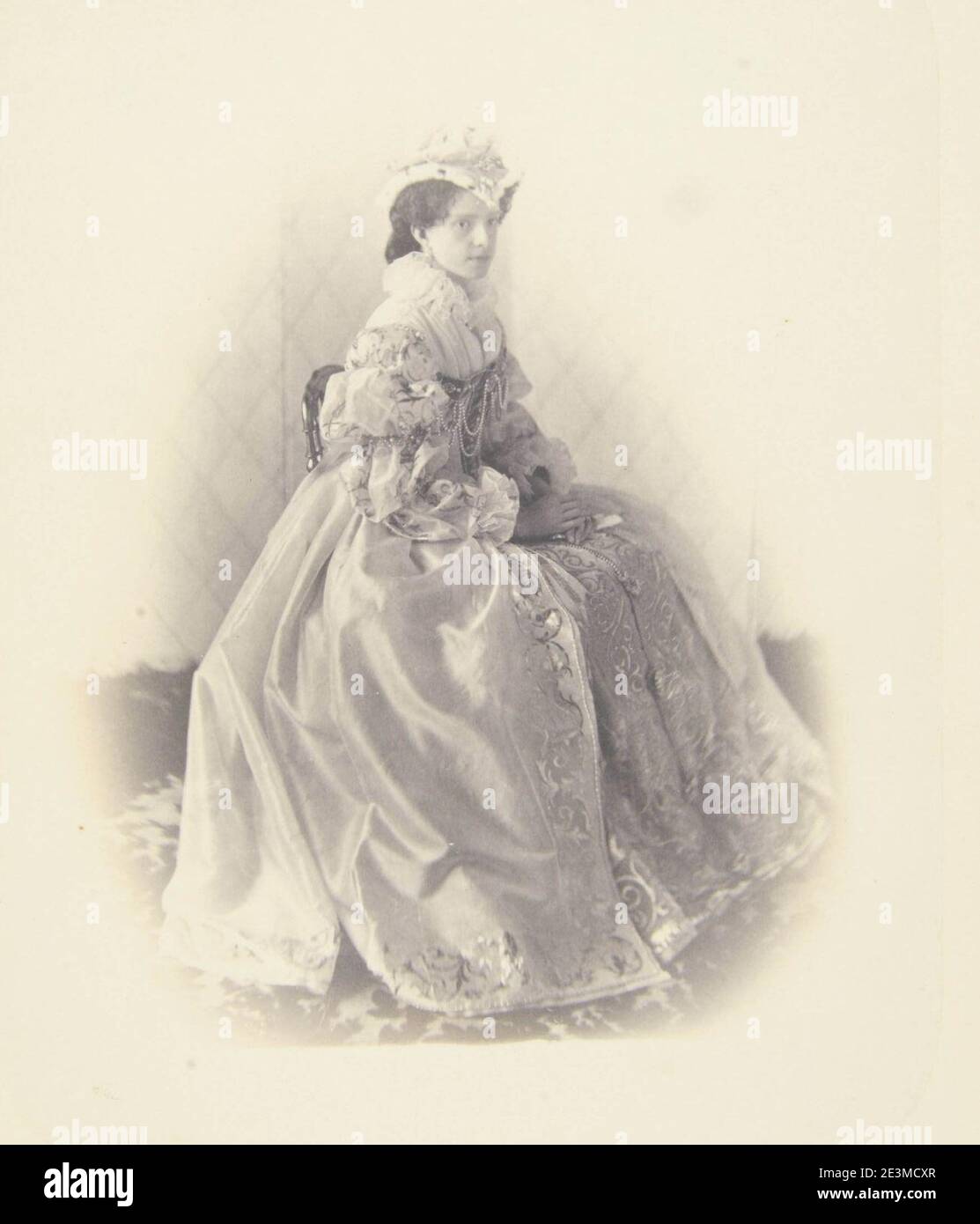 María Pía de Saboya, Reina de Portugal (18471911 Fotografía de stock