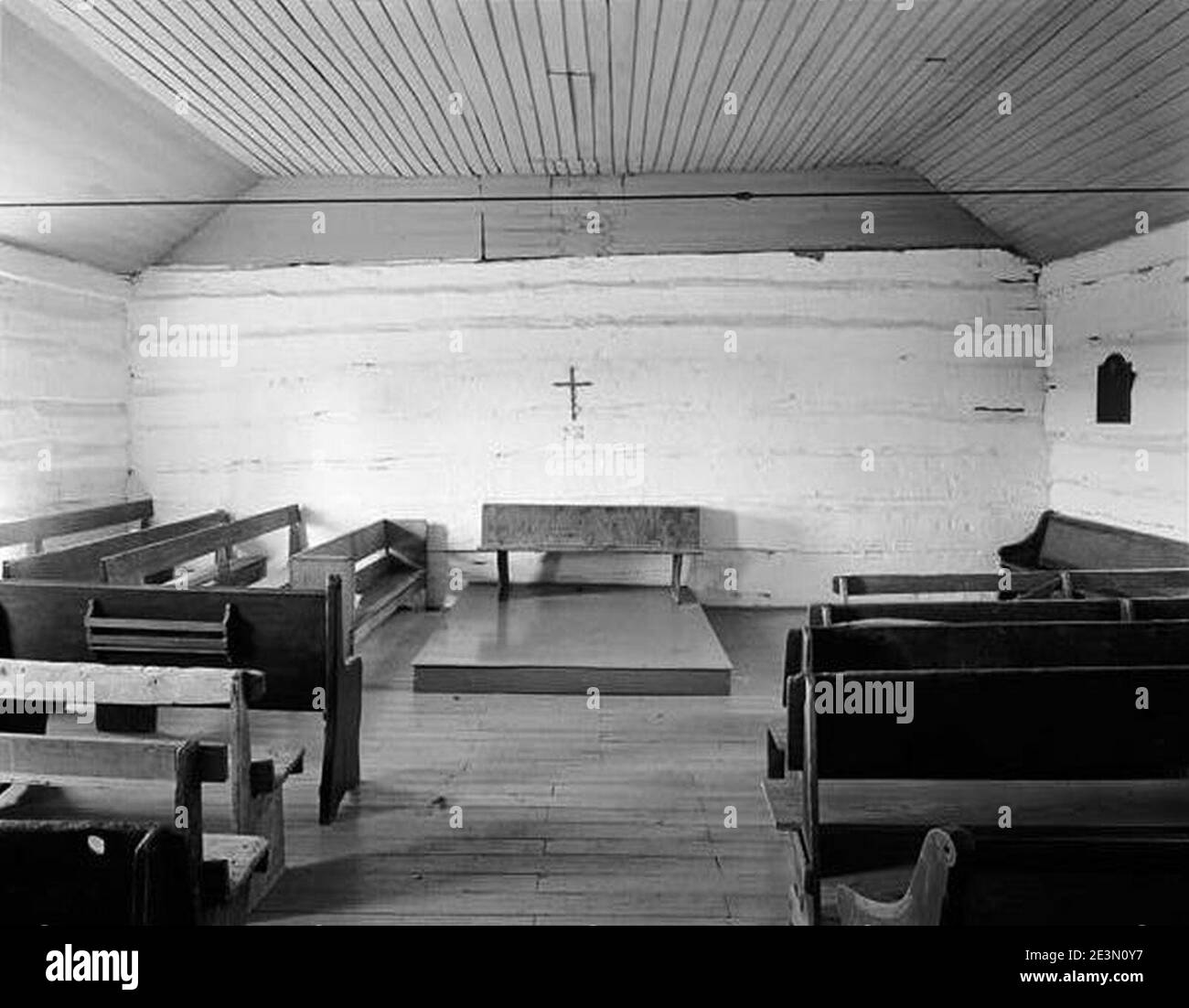 Mars Hill (Iowa) interior. Foto de stock