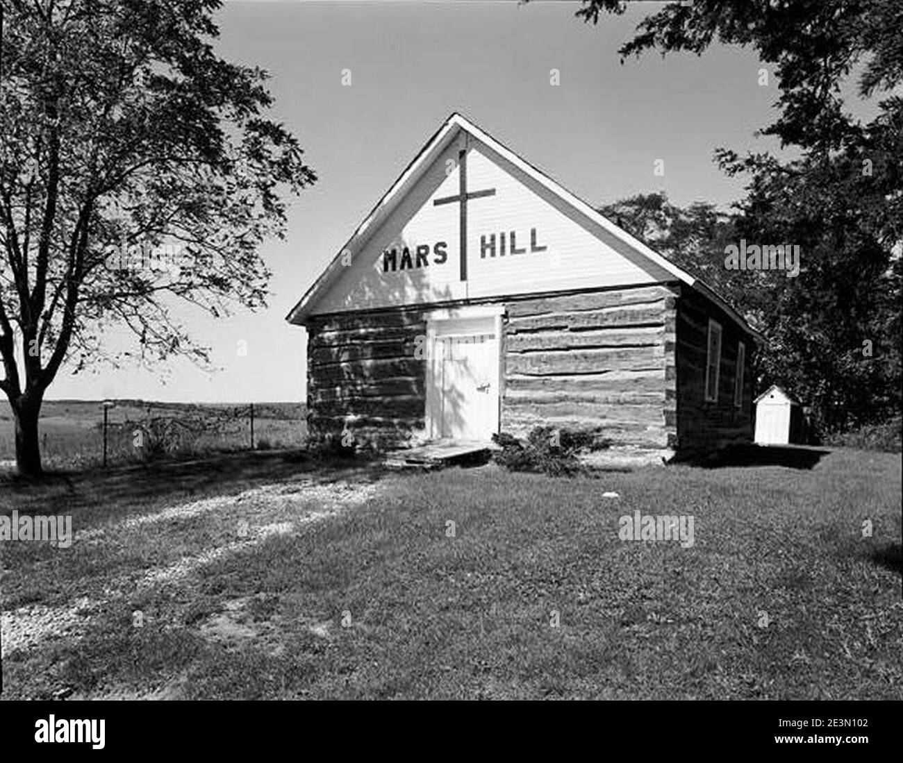 Mars Hill (Iowa) exterior. Foto de stock