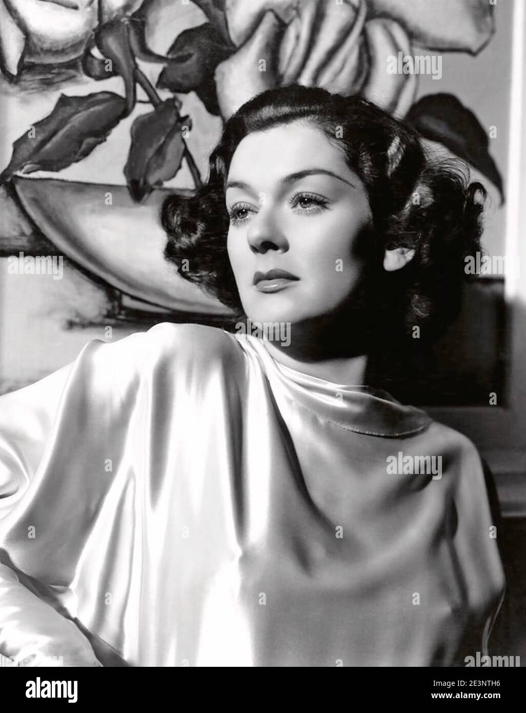 ROSALIND RUSSELL (1907-1976) actriz cinematográfica estadounidense sobre 1940 Foto de stock