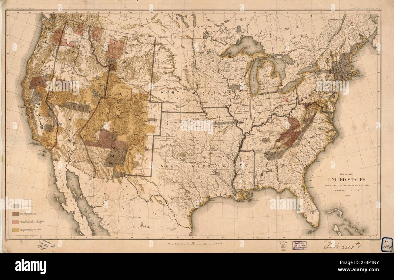 Mapa de los Estados Unidos que muestra los progresos en la preparación