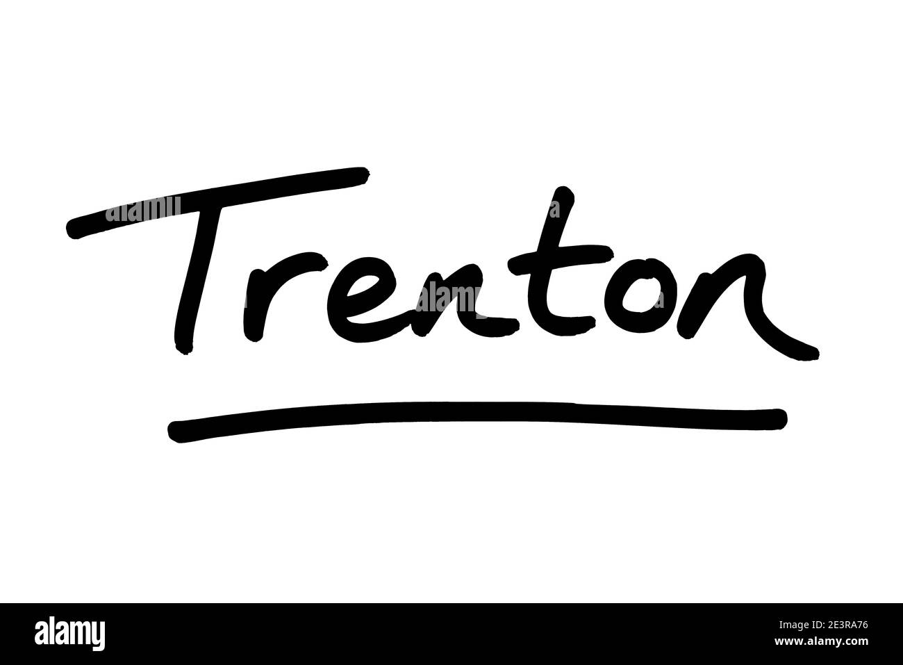 Trenton - la ciudad capital del estado de Nueva Jersey en los Estados Unidos de América. Foto de stock