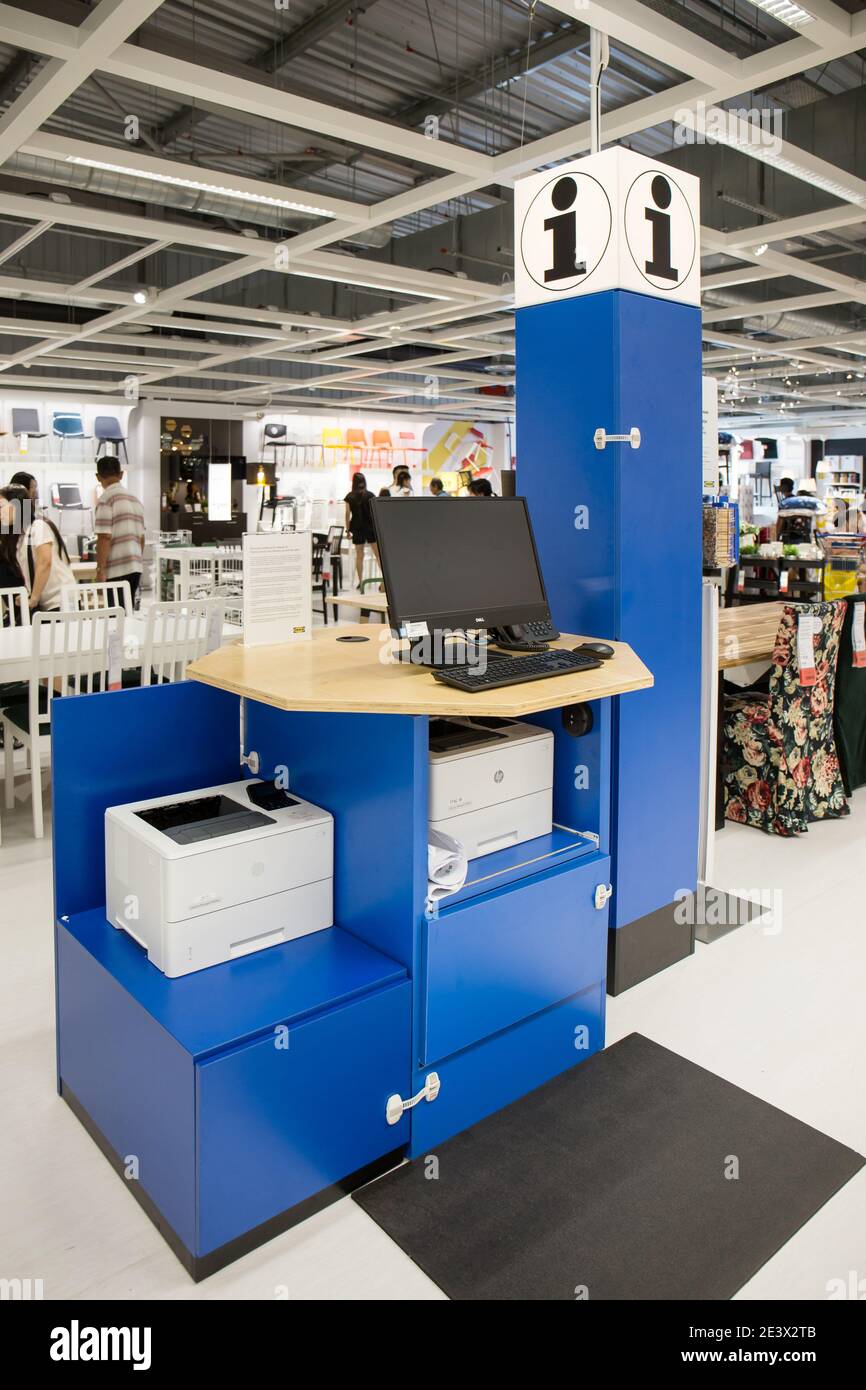 Penang, Malasia - 7 de julio de 2019: Mostrador de información de Ikea en  Penang Fotografía de stock - Alamy