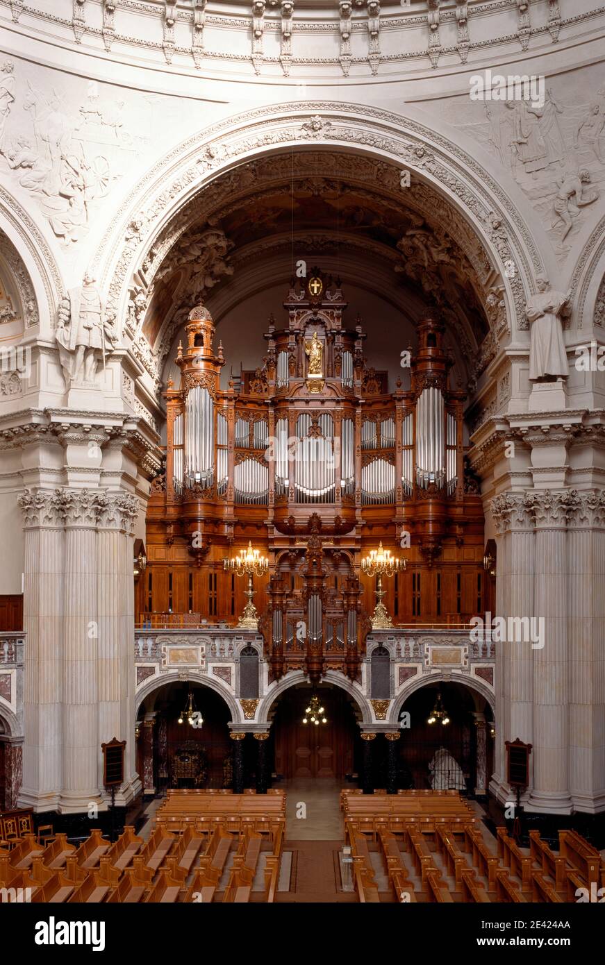 Orgel von Wilhelm Sauer Foto de stock