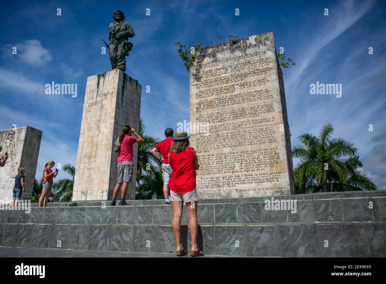 Monumento al Che Guevara en la ciudad de Santa Clara, Cuba Foto de stock