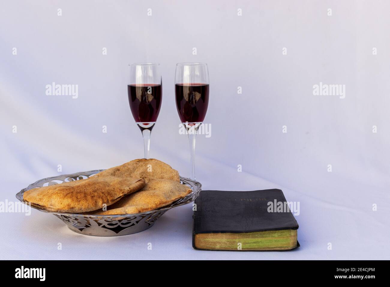 última cena jesucristo, concepto cristiano Foto de stock
