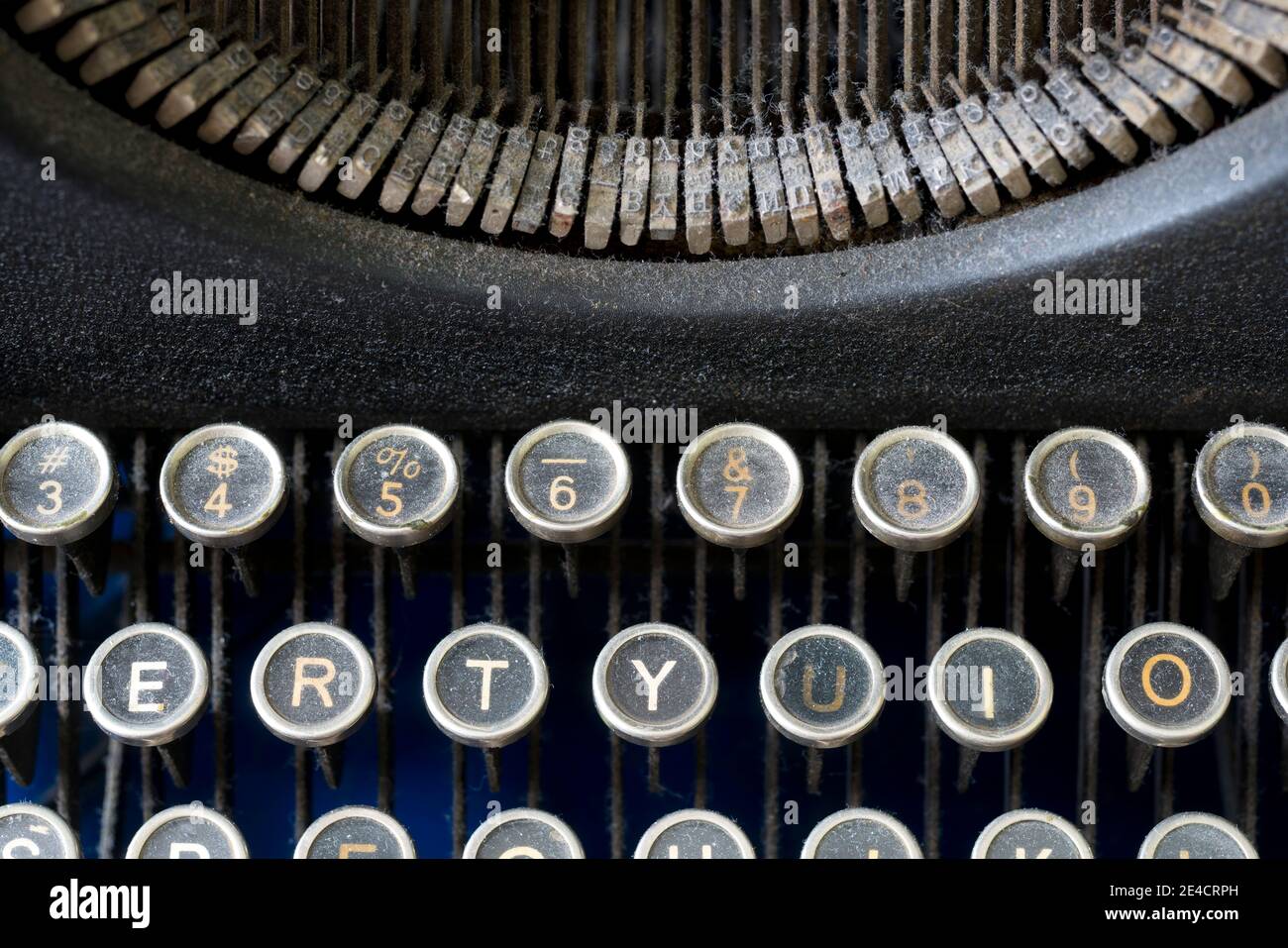 Vintage máquina de escribir inglés US no transparente nuevas pegatinas para  teclado en fondo marrón