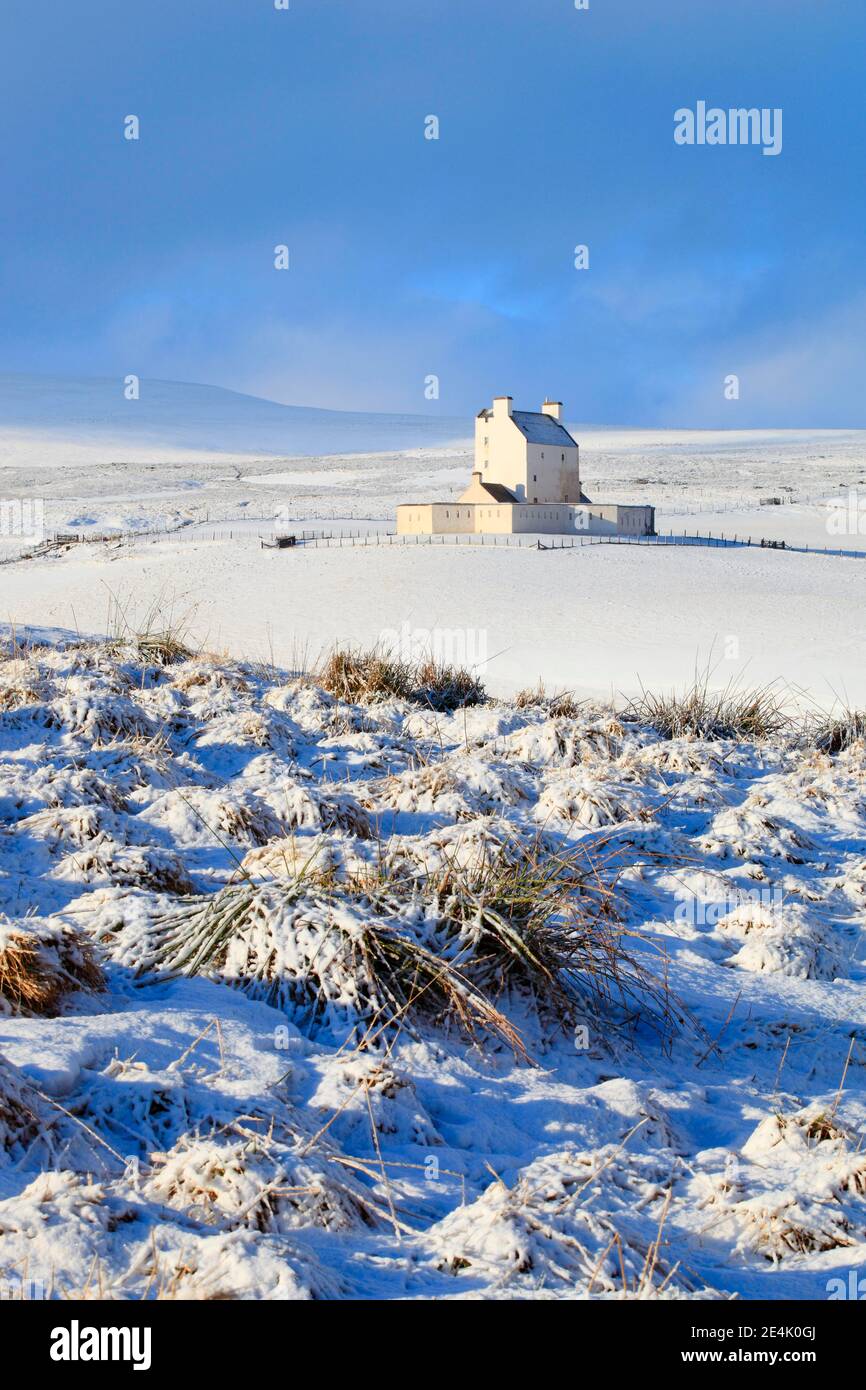 Corgarff Castillo, Corgarff, Cairngorms NP, Escocia, Reino Unido Foto de stock